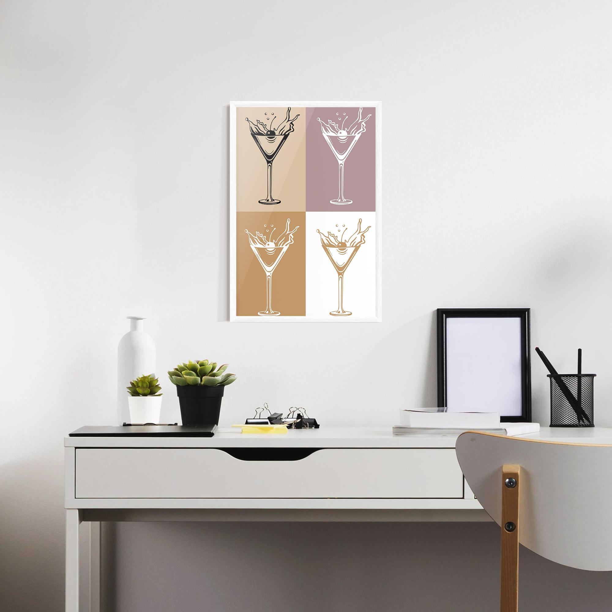 Gerahmte Poster Drinks Mix mockup 7