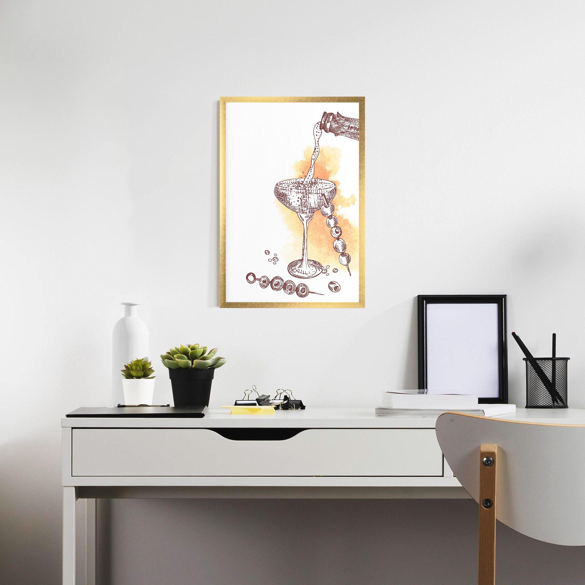 Gerahmte Poster Cocktail mockup 7