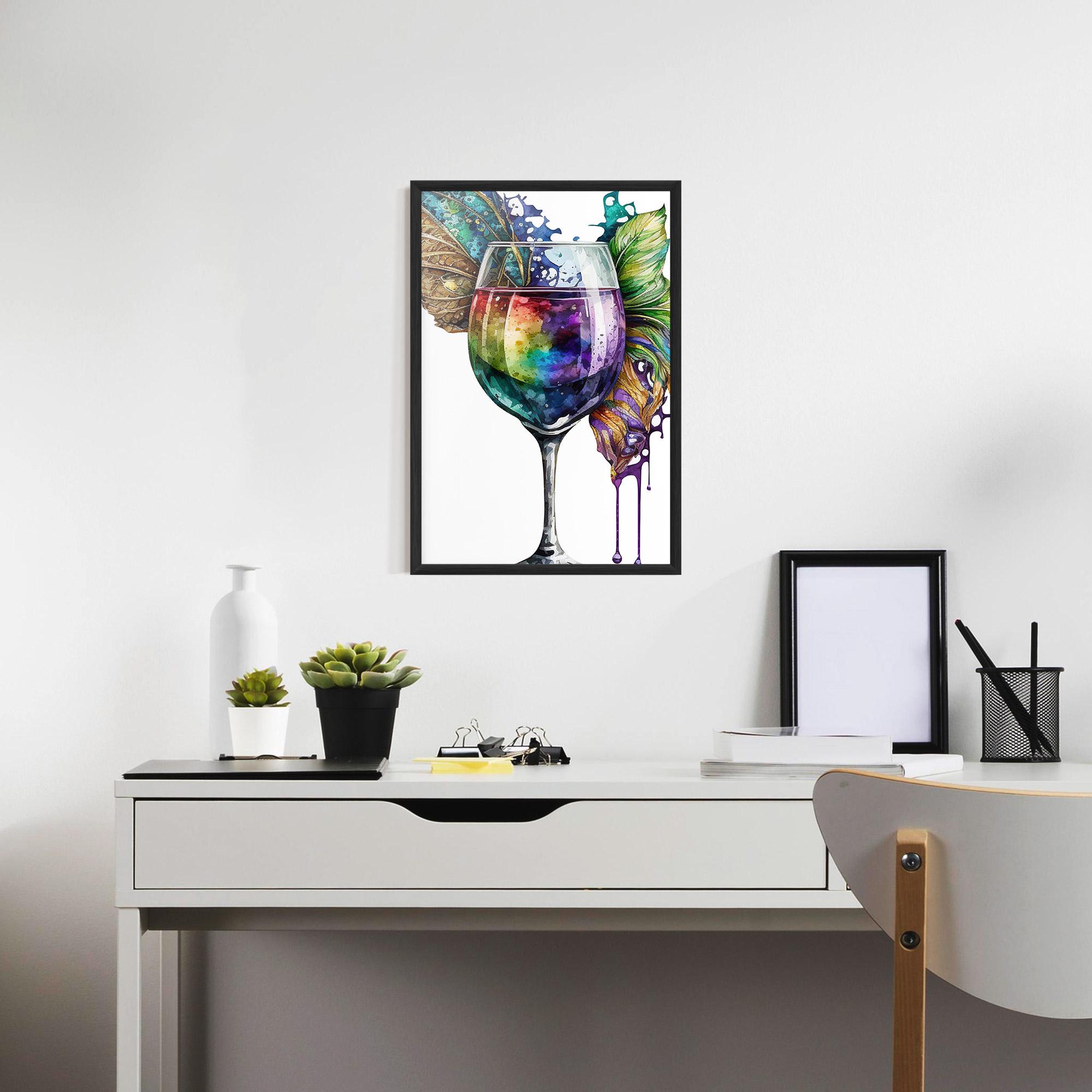 Gerahmte Poster Colorful Drink mockup 7