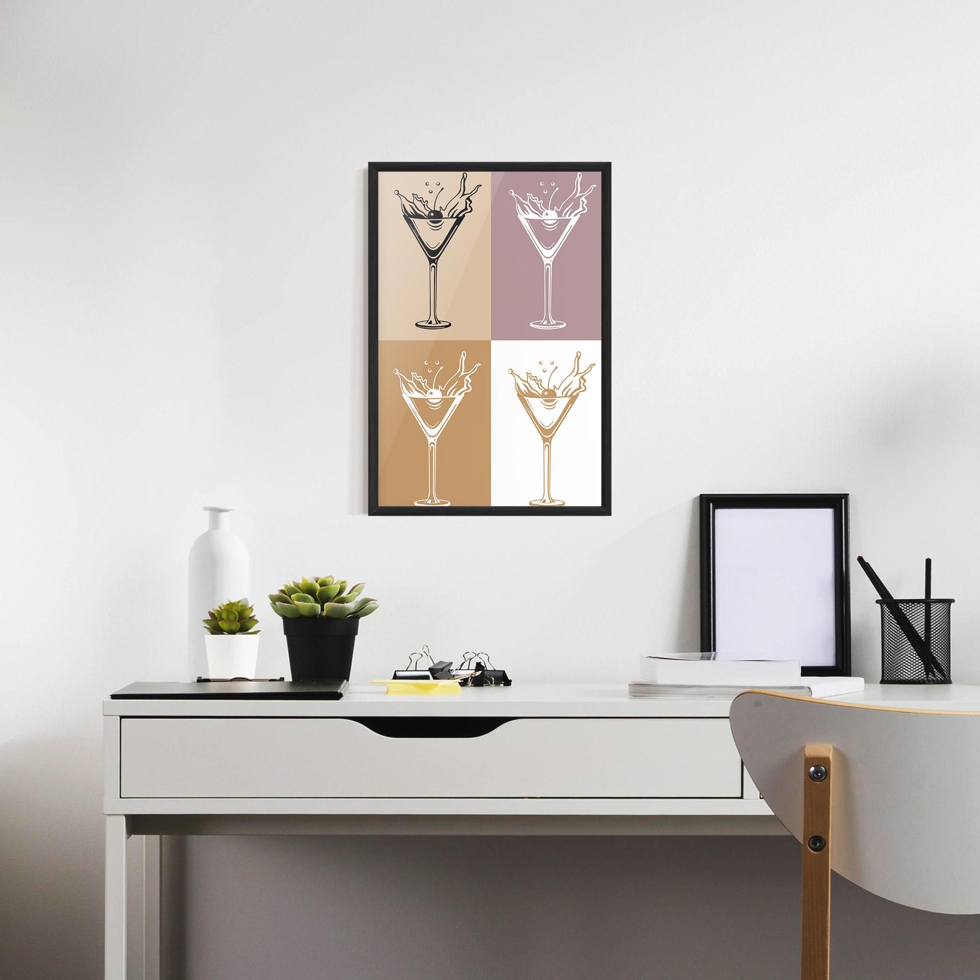 Gerahmte Poster Drinks Mix mockup 7