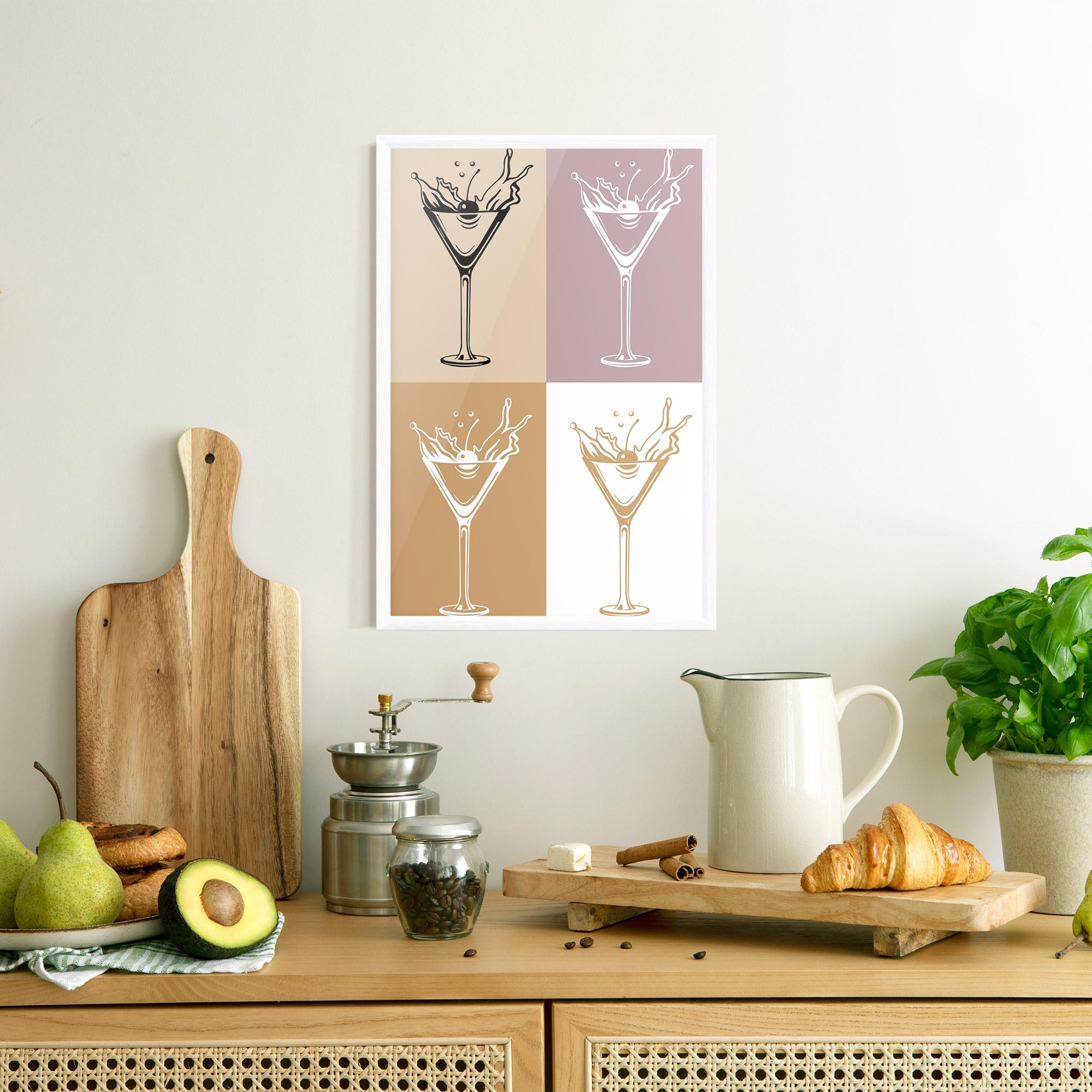 Gerahmte Poster Drinks Mix mockup 8