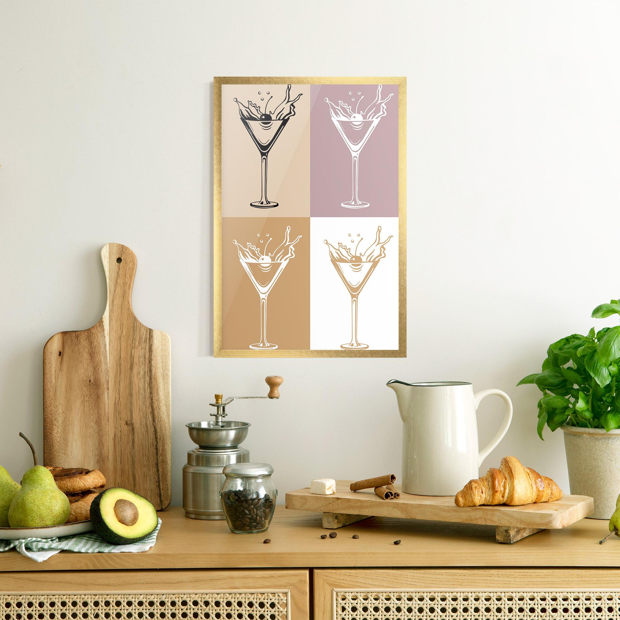 Gerahmte Poster Drinks Mix mockup 8