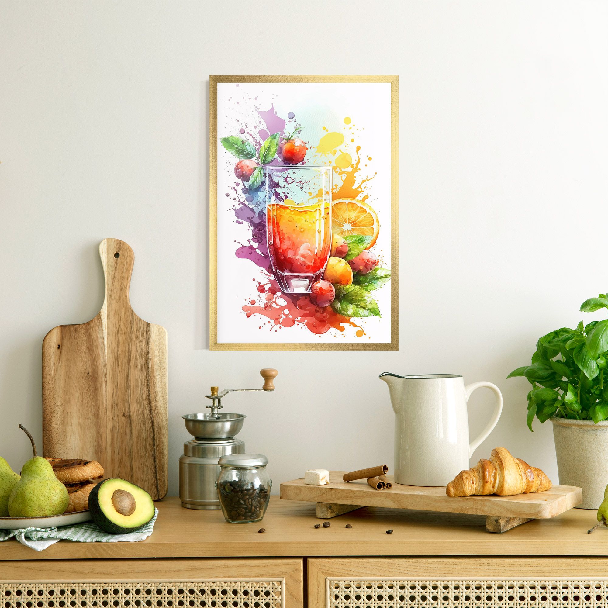 Watercolor Drink mockup 8