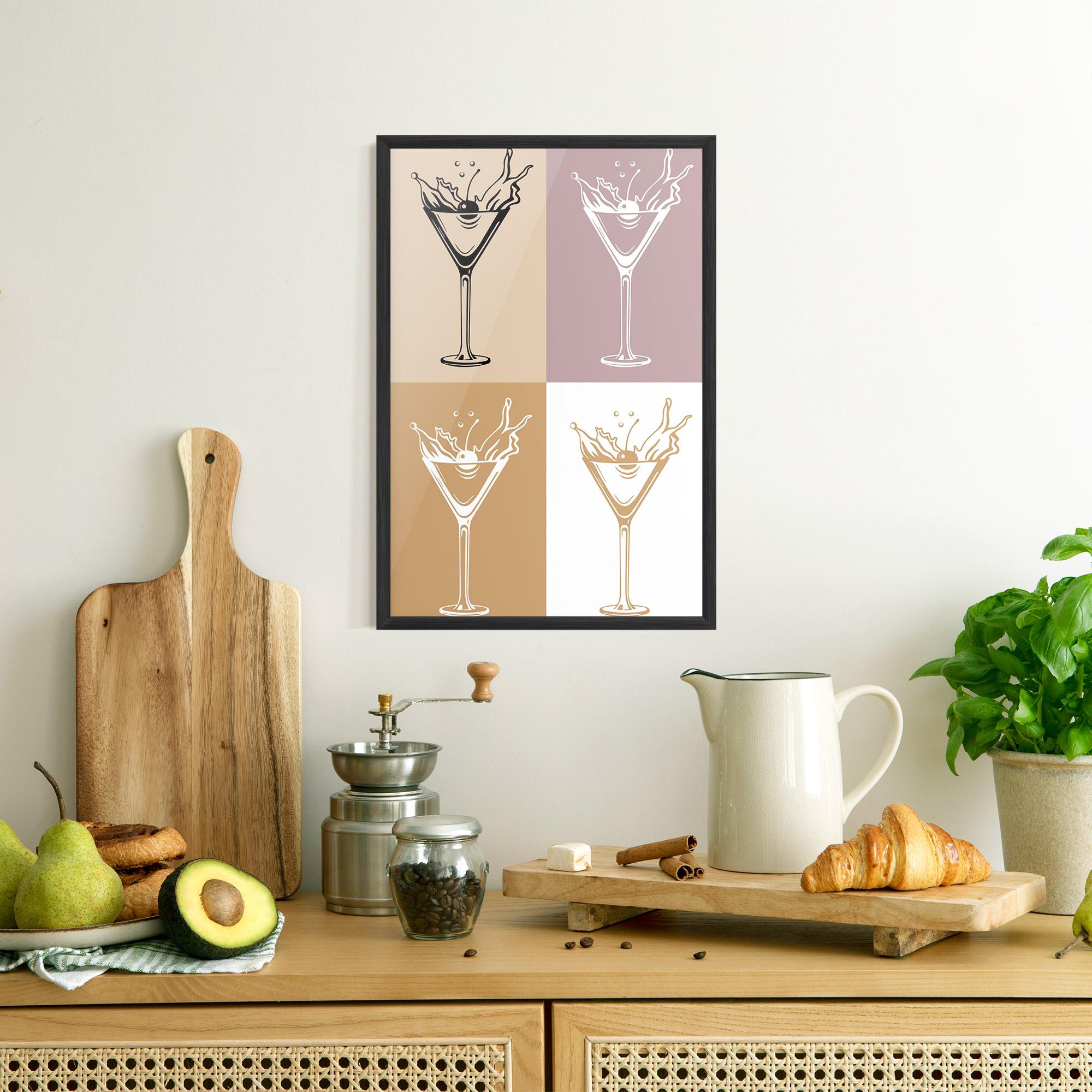 Gerahmte Poster Drinks Mix mockup 8