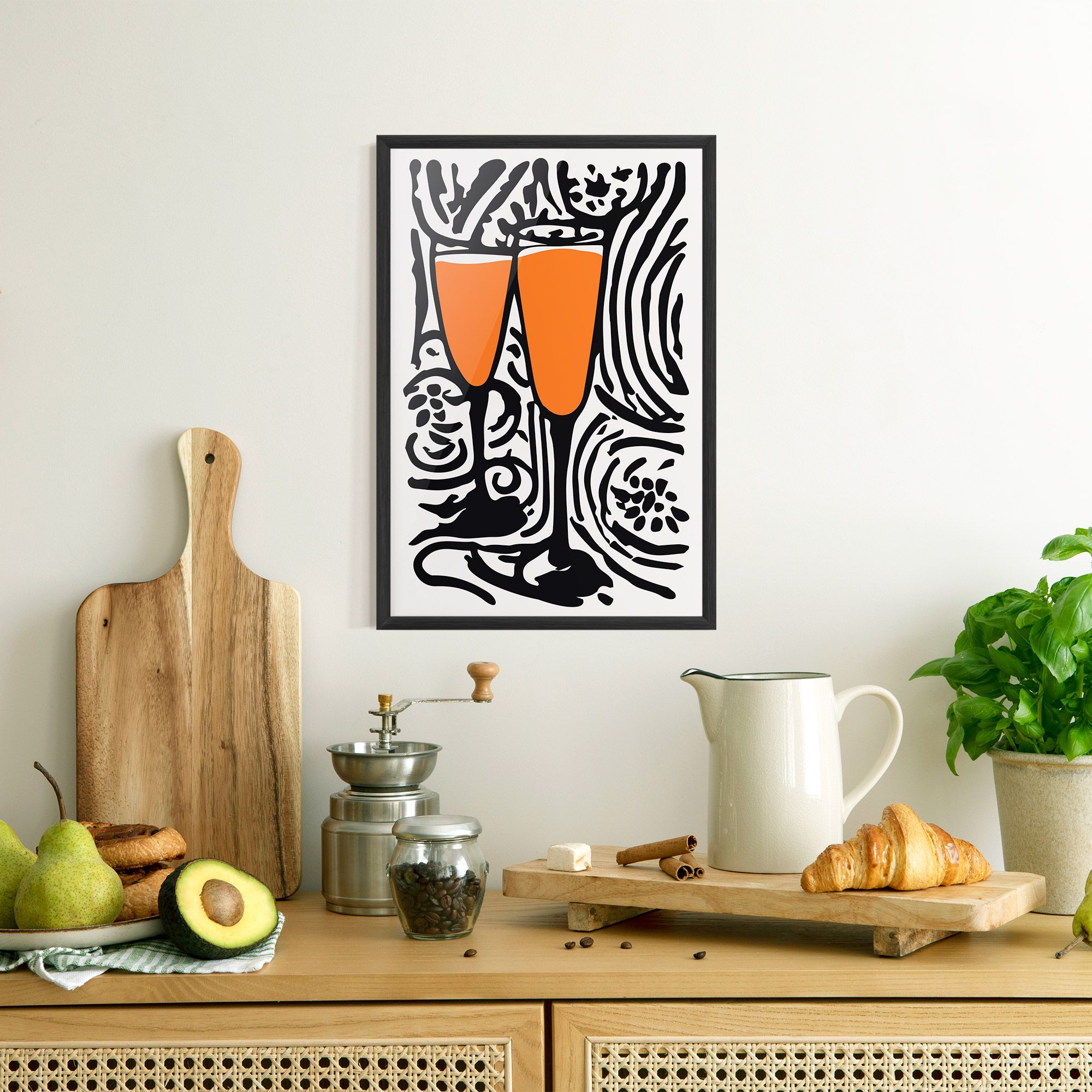 Orange Grey Drink mockup 8