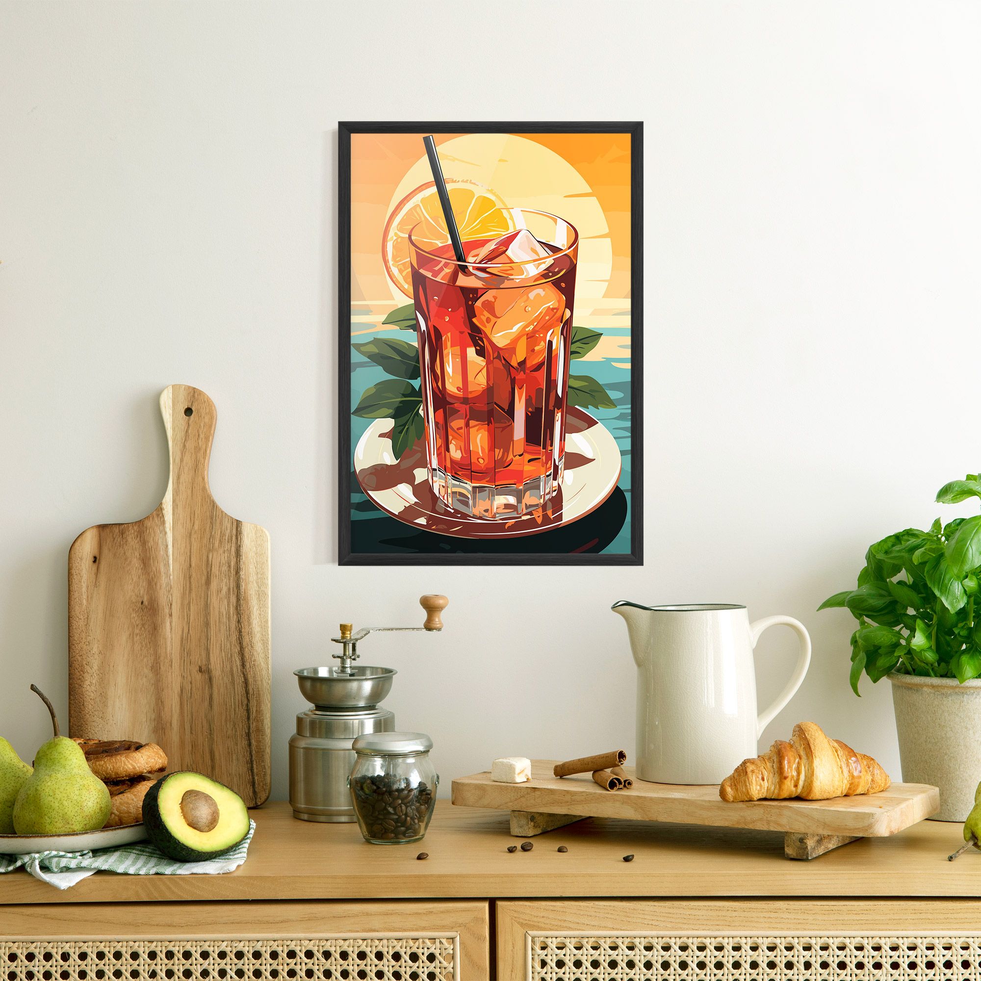 Sunset Cocktail mockup 8