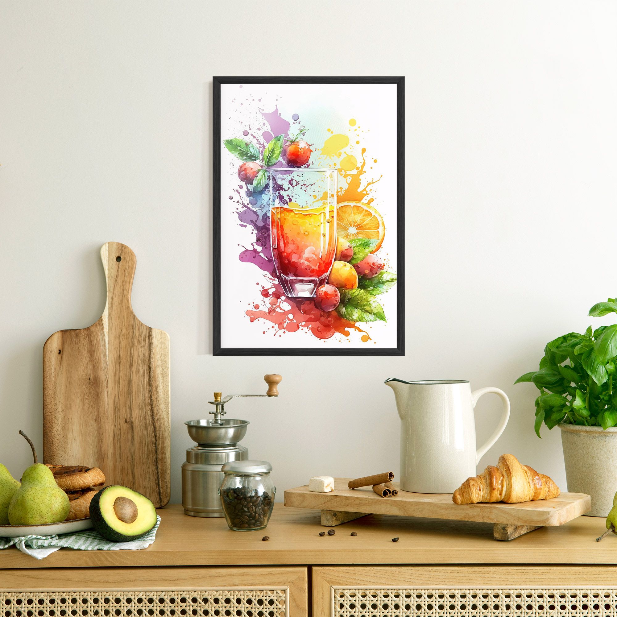 Watercolor Drink mockup 8