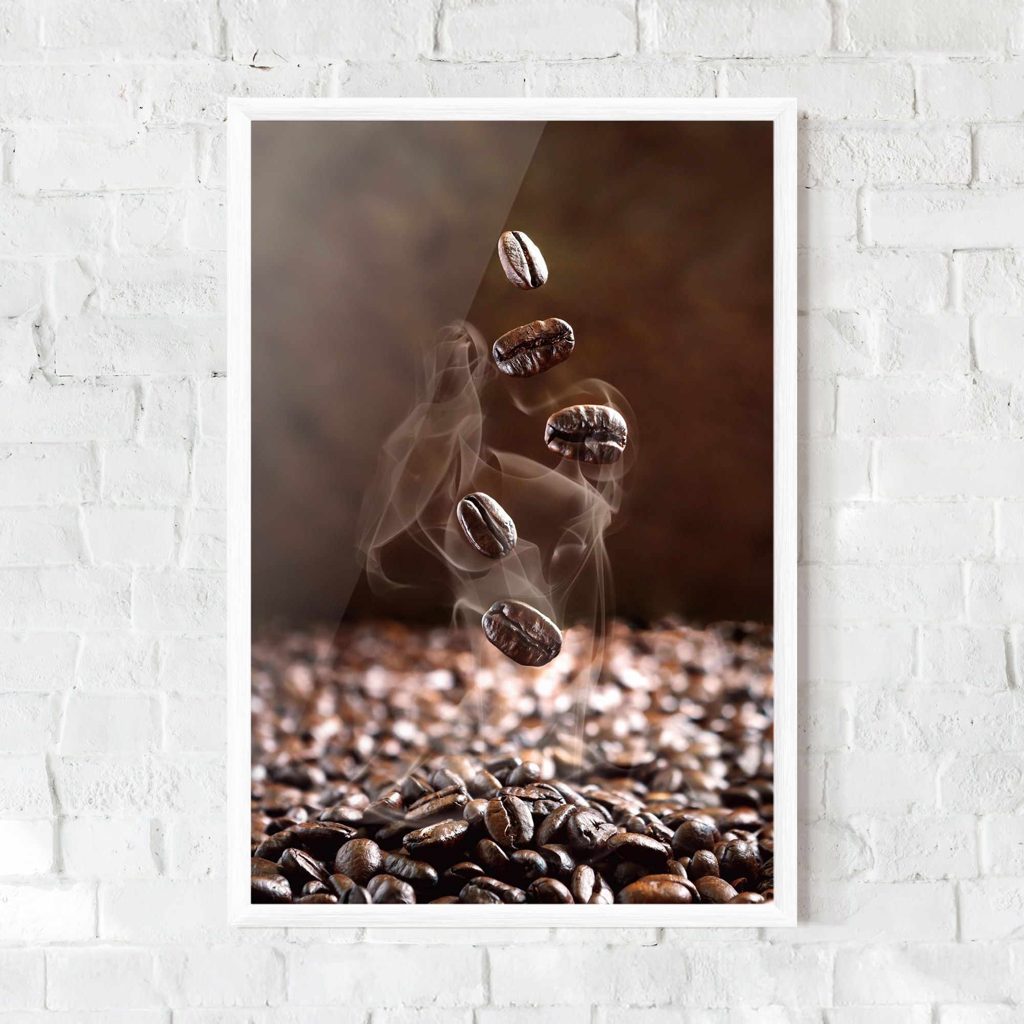 Close Up Falling Beans mockup 0