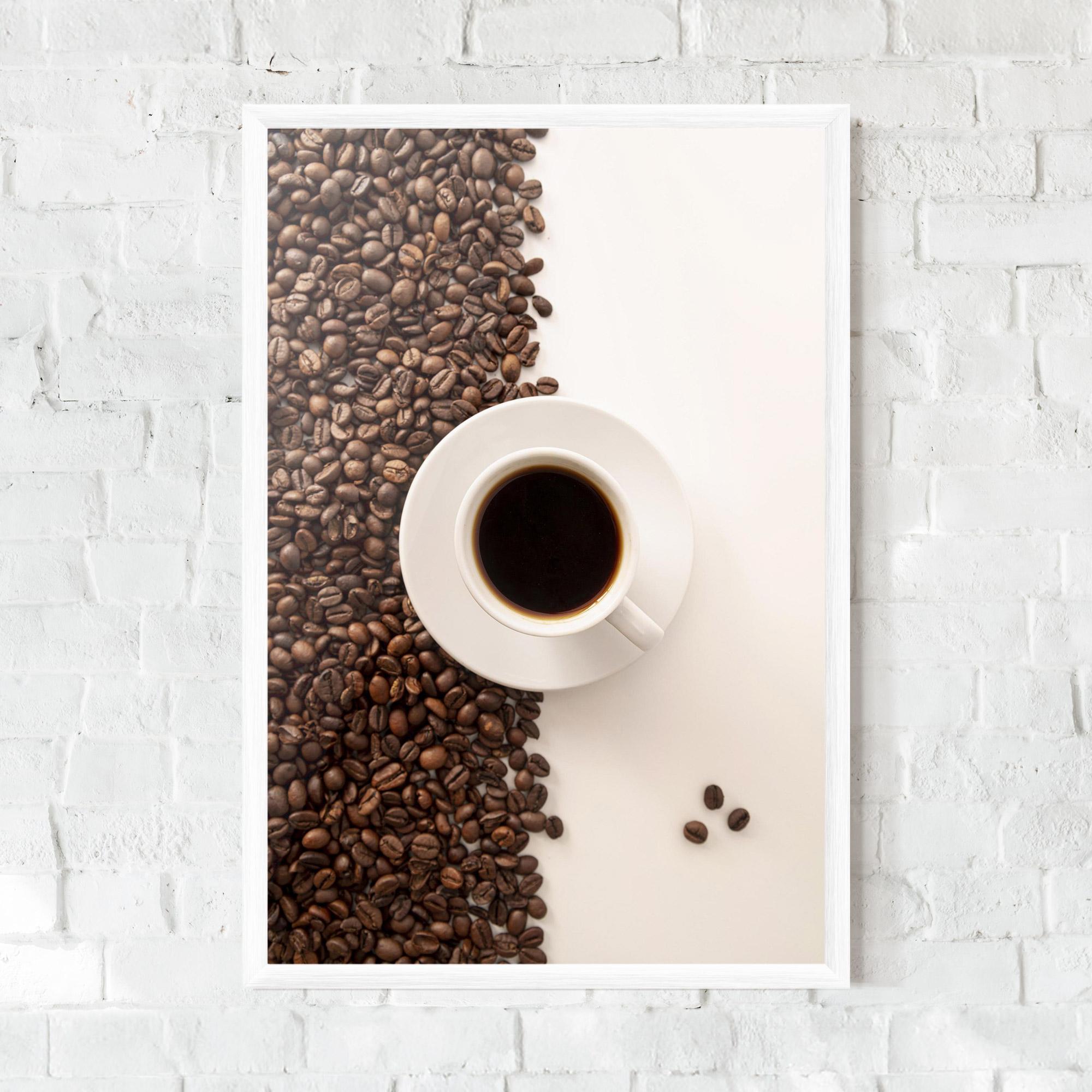 Gerahmte Poster Contrasted Coffee mockup 0