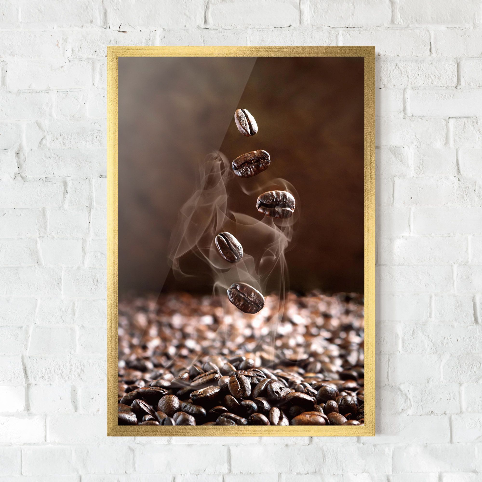 Close Up Falling Beans mockup 0