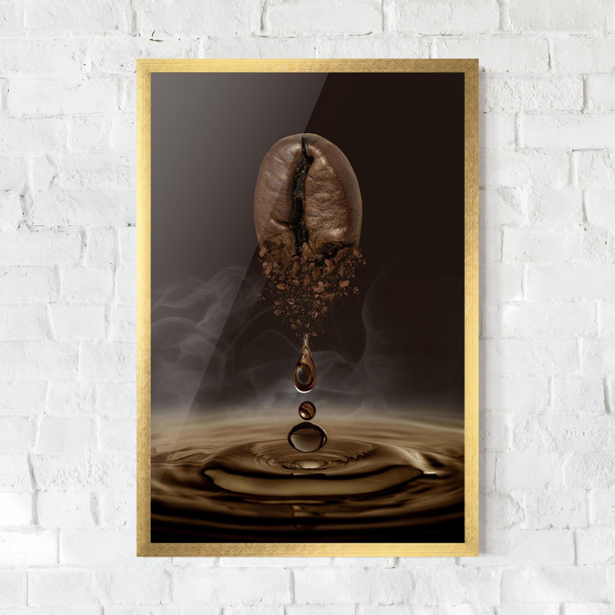 Gerahmte Poster Coffee Drip Concept mockup 0