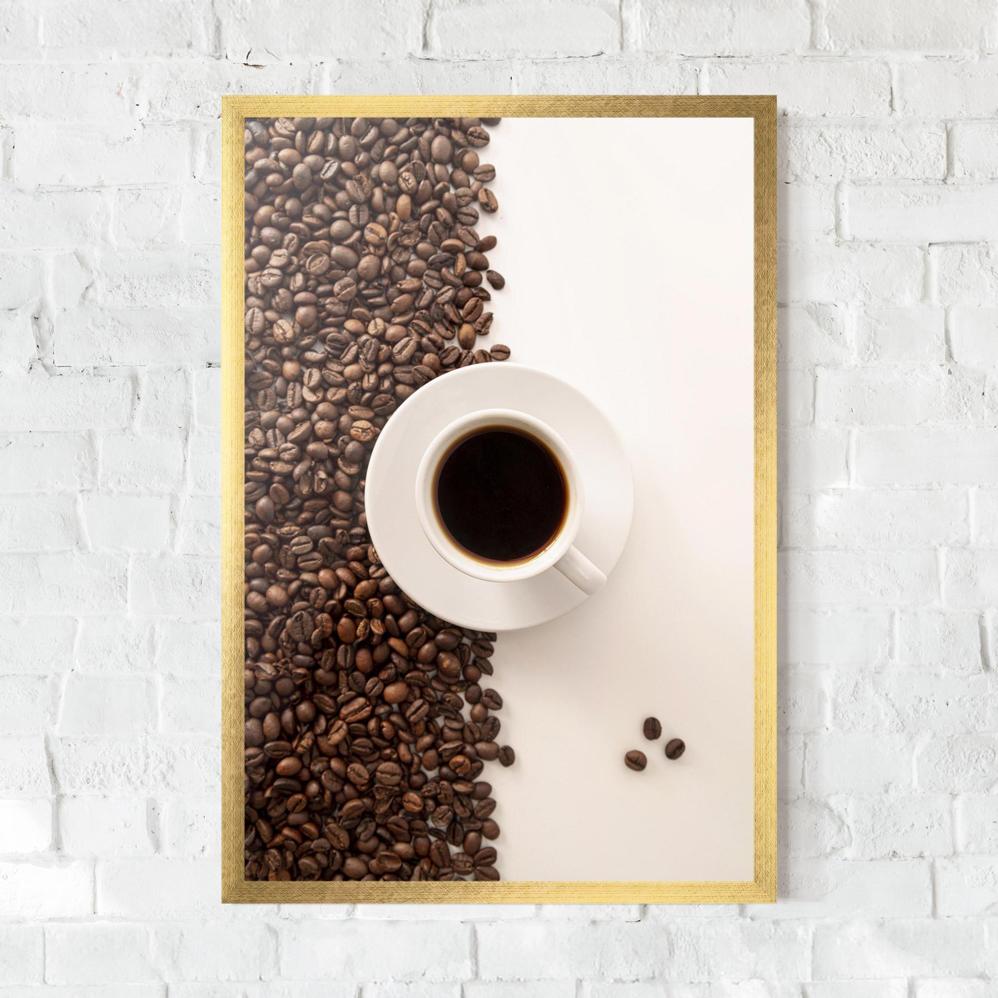 Gerahmte Poster Contrasted Coffee mockup 0