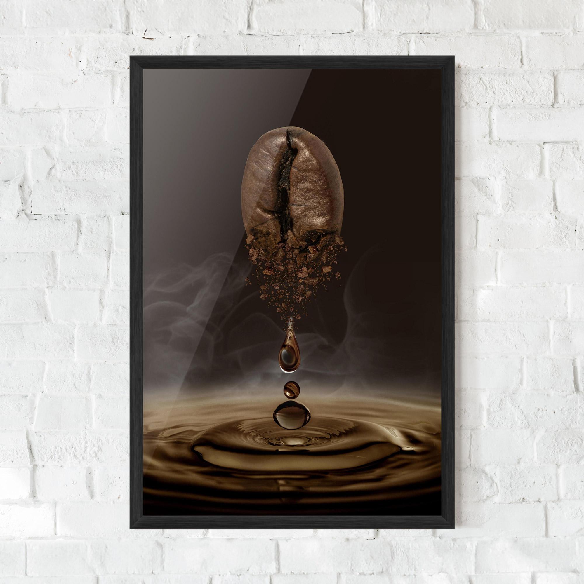Gerahmte Poster Coffee Drip Concept mockup 0