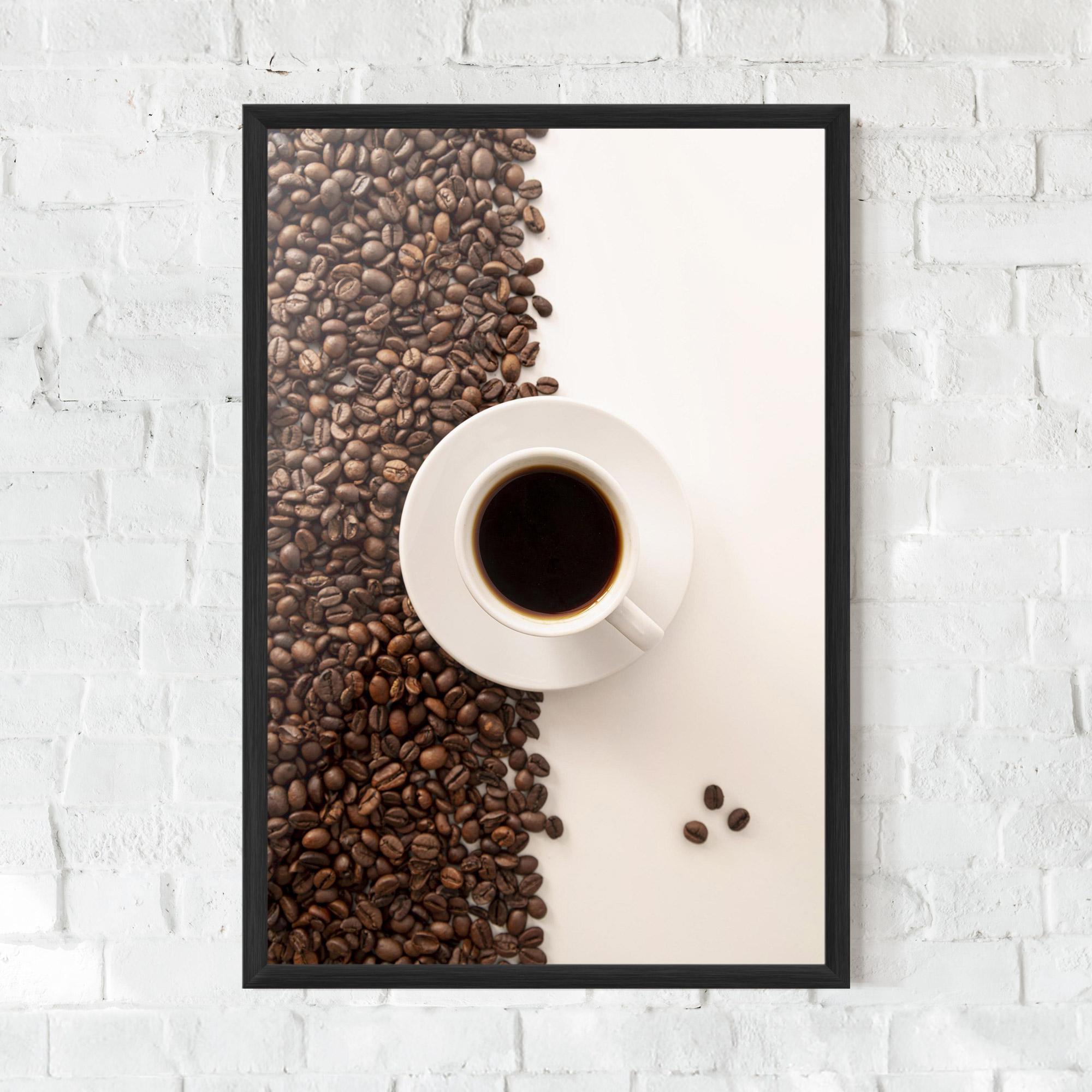 Gerahmte Poster Contrasted Coffee mockup 0