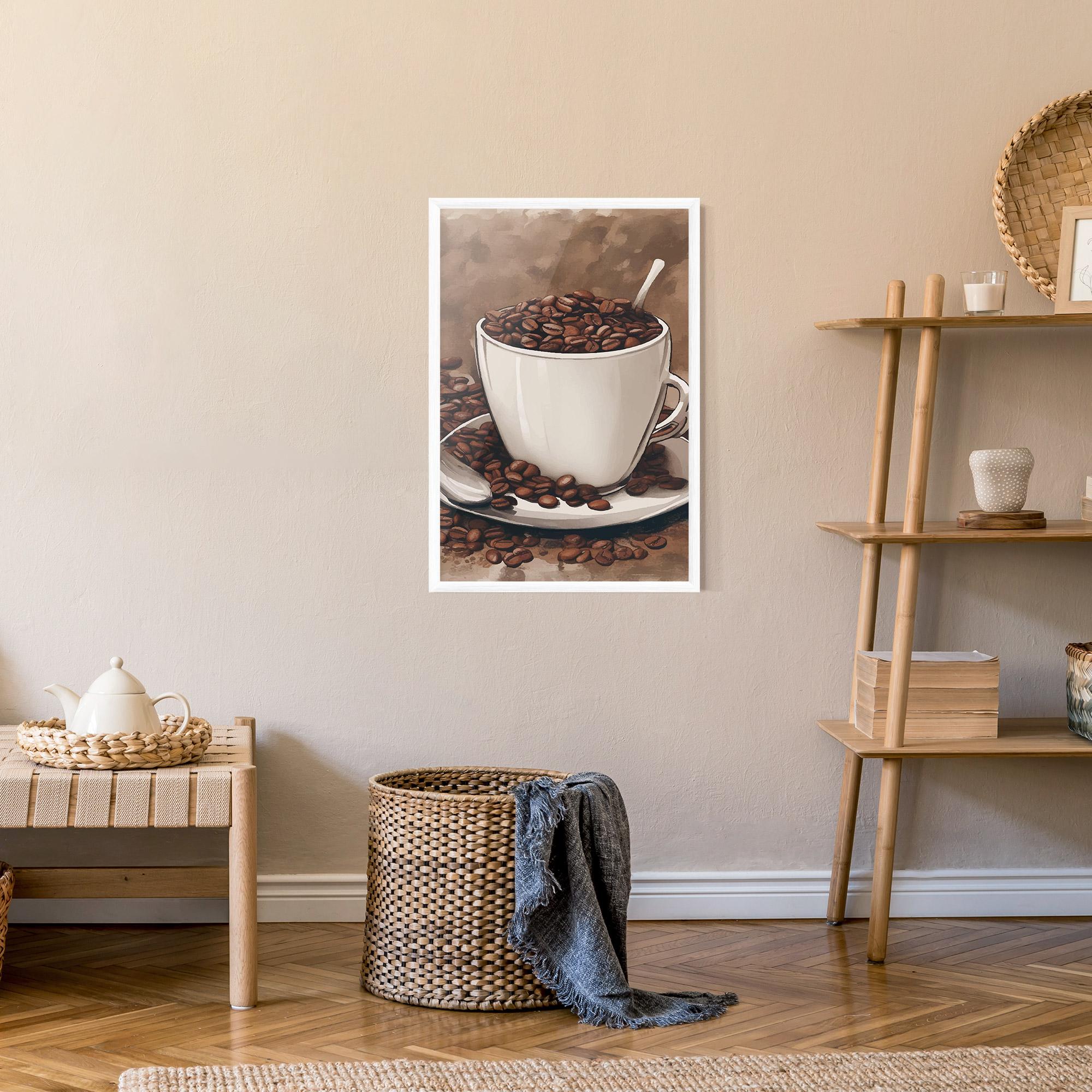 Gerahmte Poster Vintage Coffee mockup 9