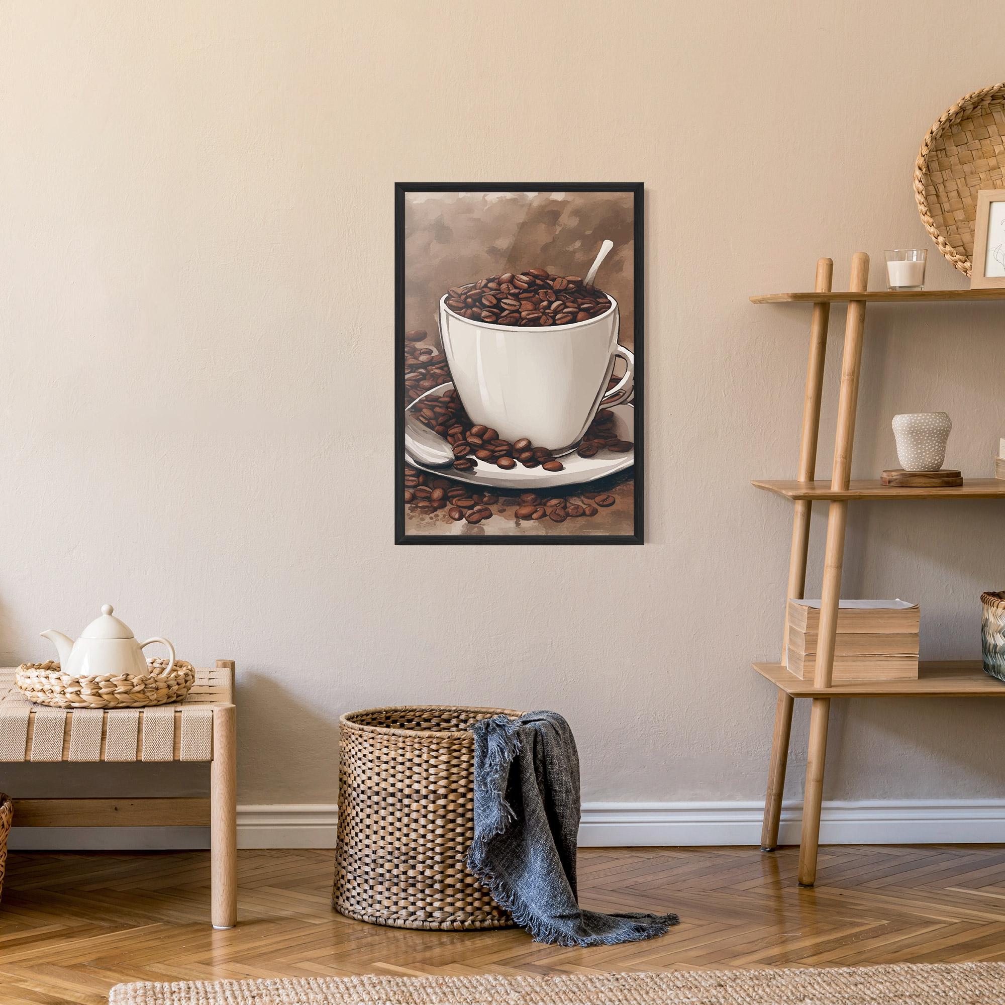 Gerahmte Poster Vintage Coffee mockup 9