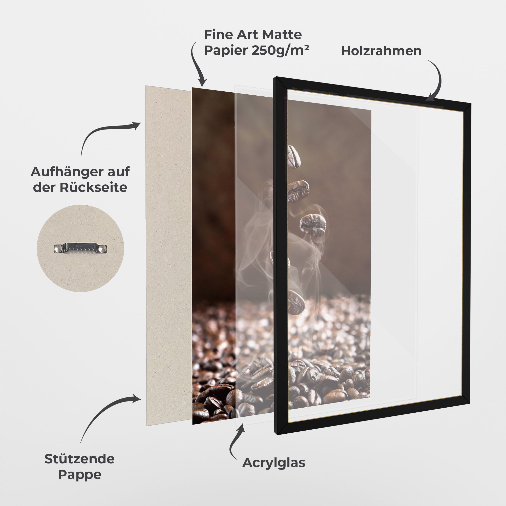 Close Up Falling Beans mockup 1