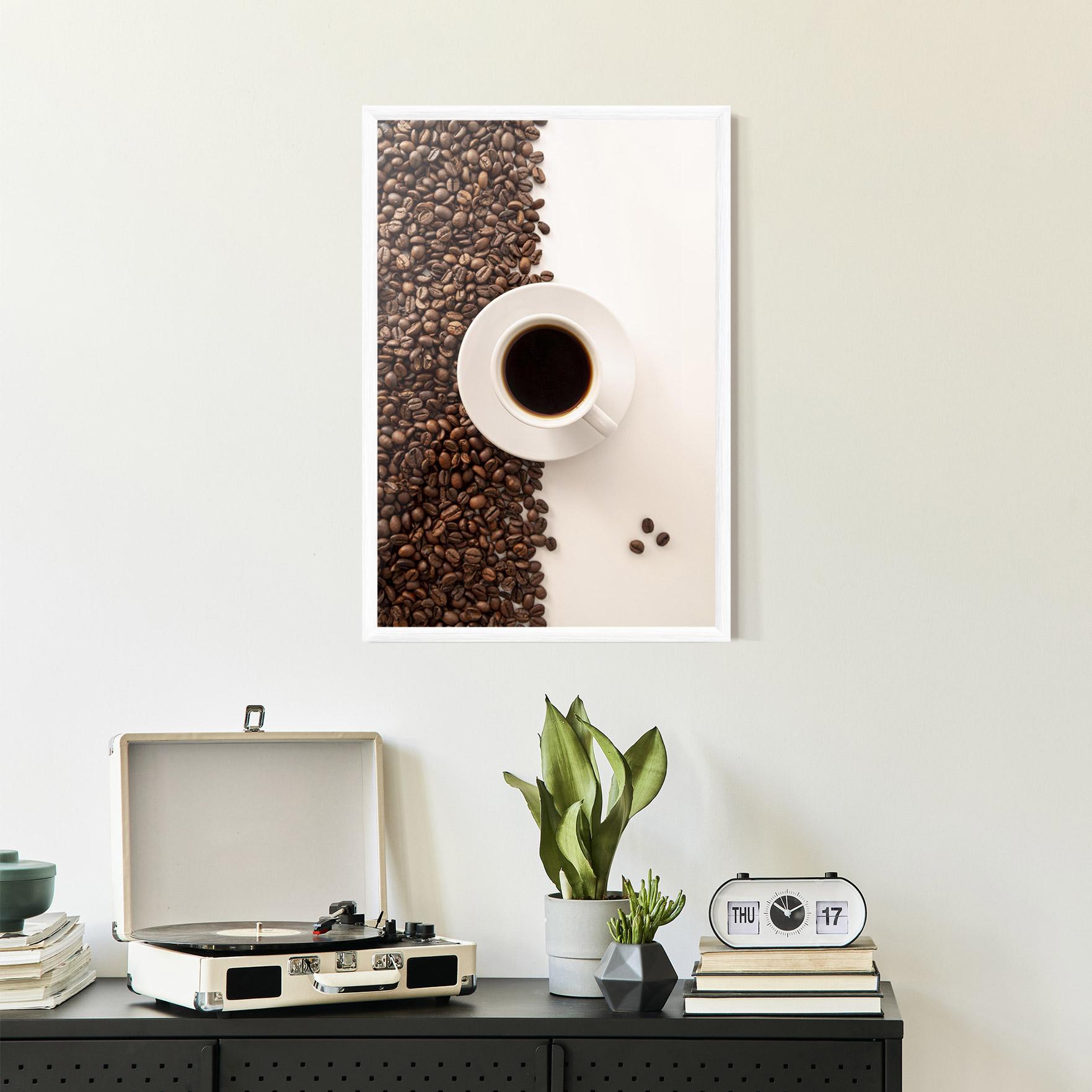 Gerahmte Poster Contrasted Coffee mockup 2