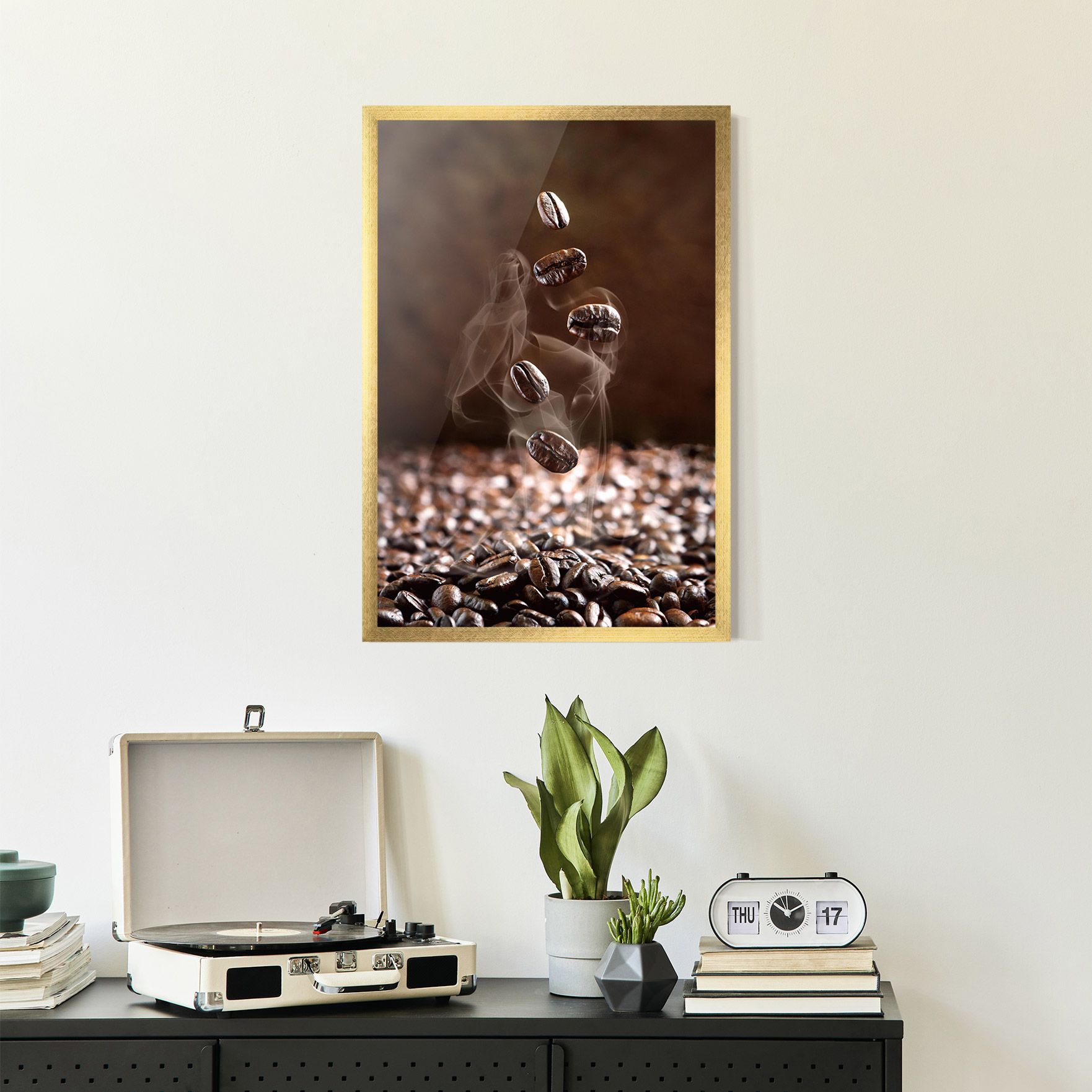 Close Up Falling Beans mockup 2