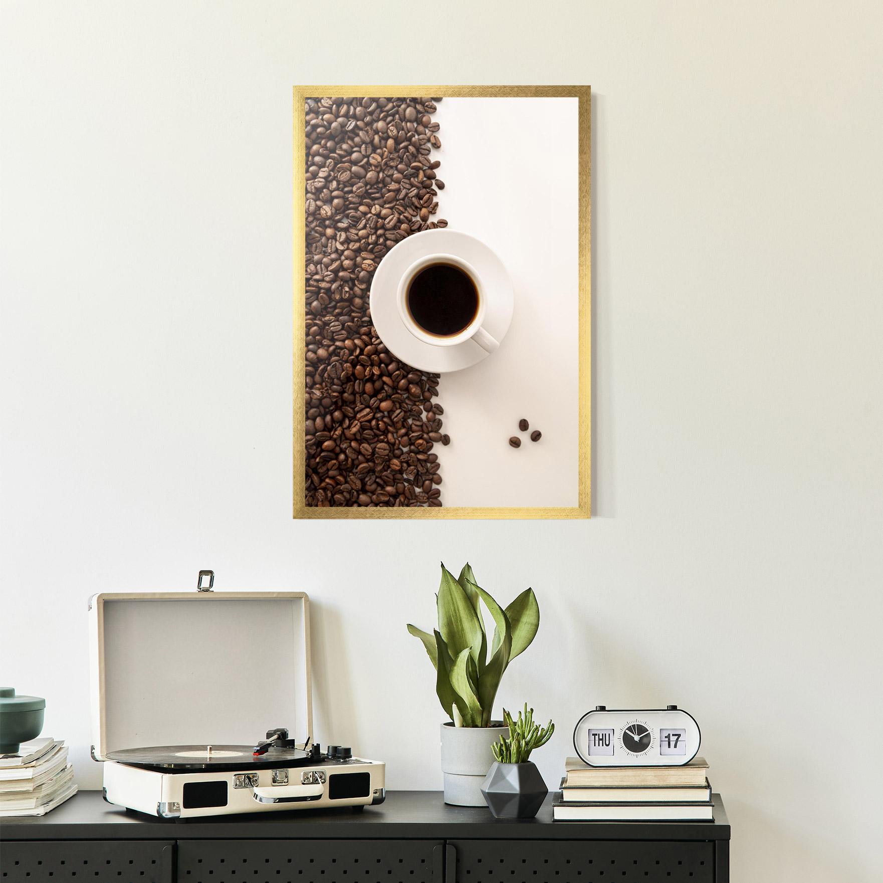 Gerahmte Poster Contrasted Coffee mockup 2
