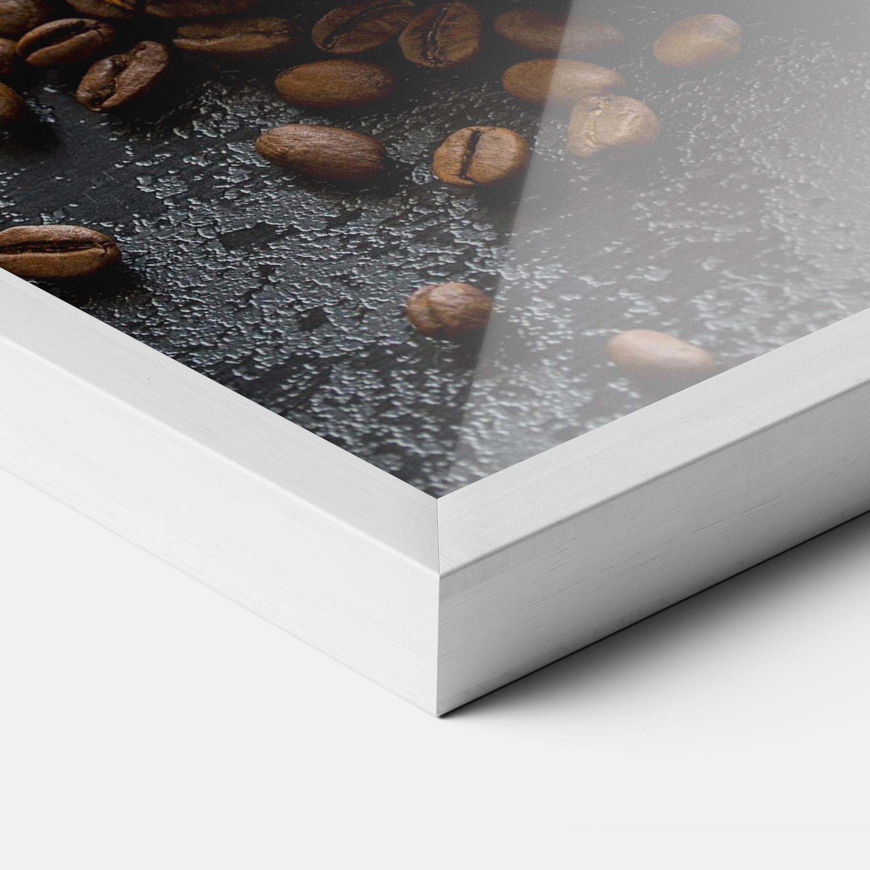 Gerahmte Poster Hot Cappuccino Coffee mockup 3