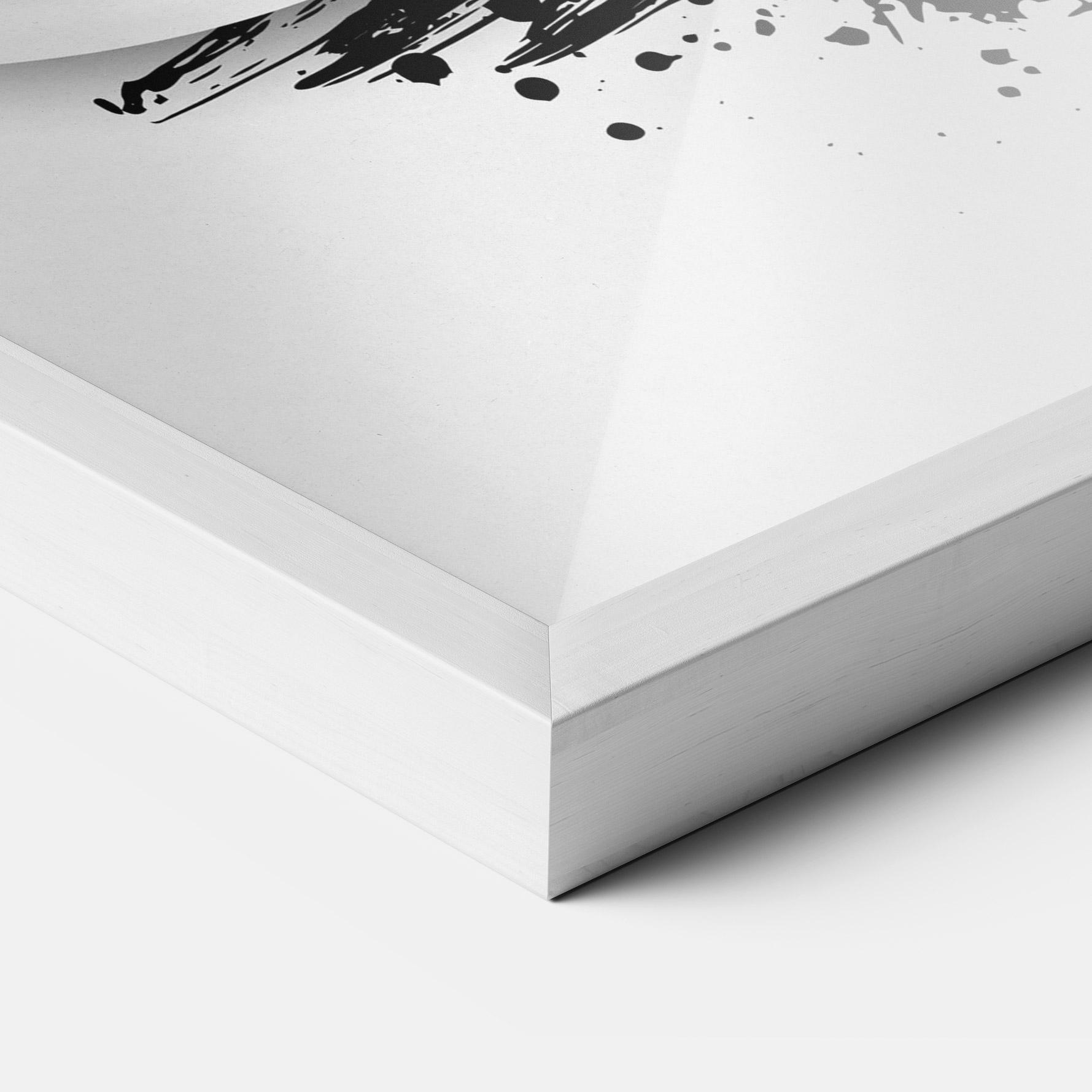 Gerahmte Poster Live With Passion mockup 3