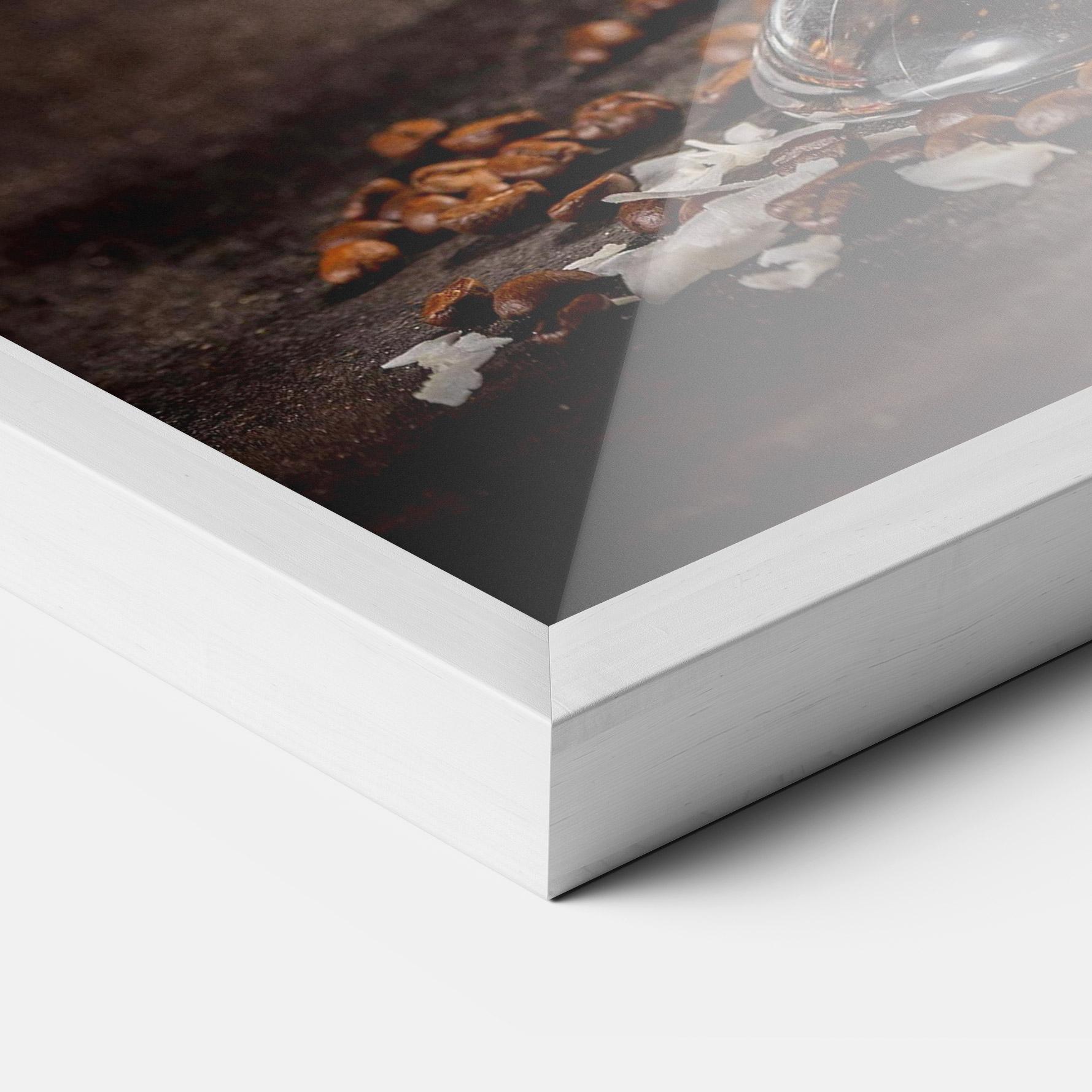 Gerahmte Poster Tasty Coconut Coffee mockup 3