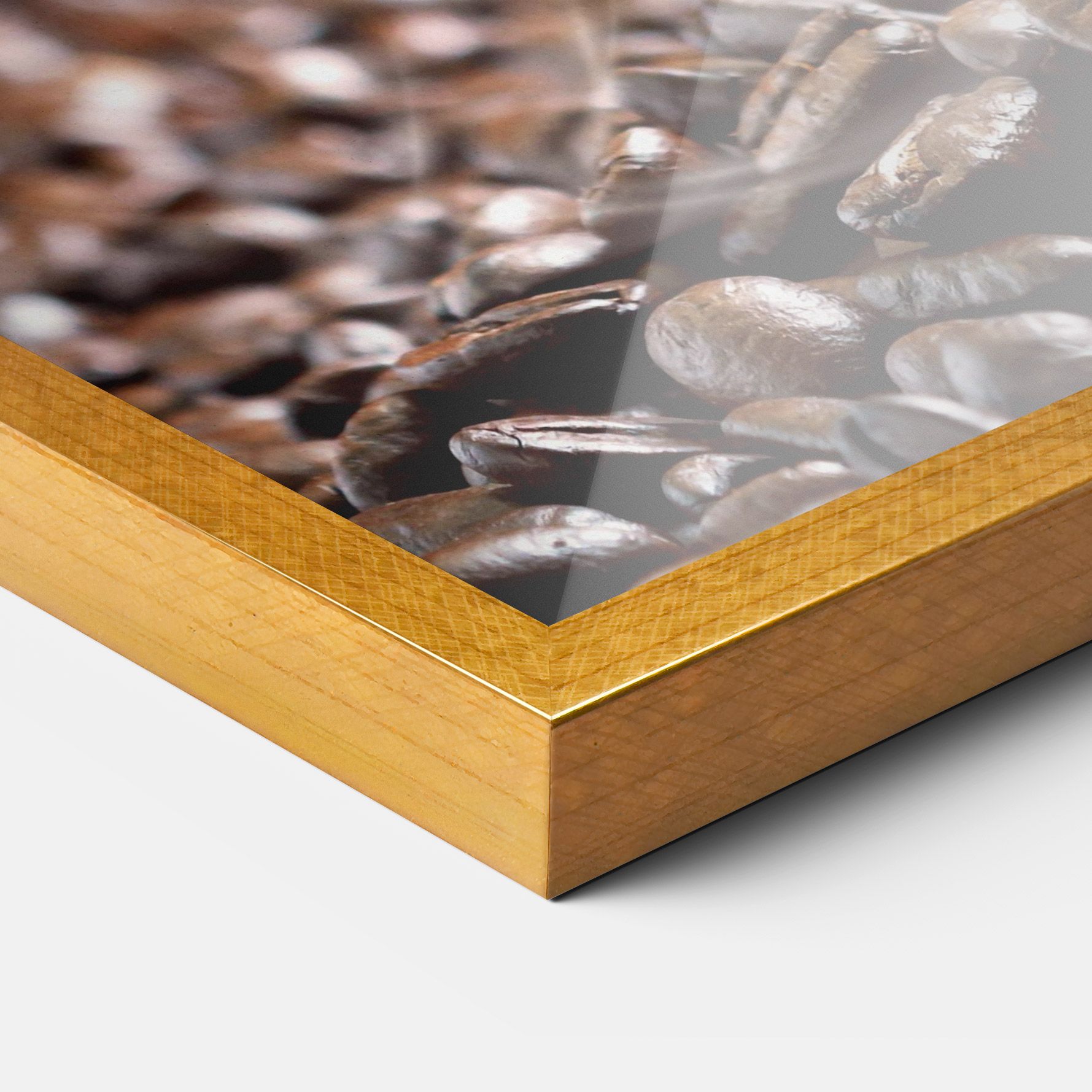 Close Up Falling Beans mockup 3