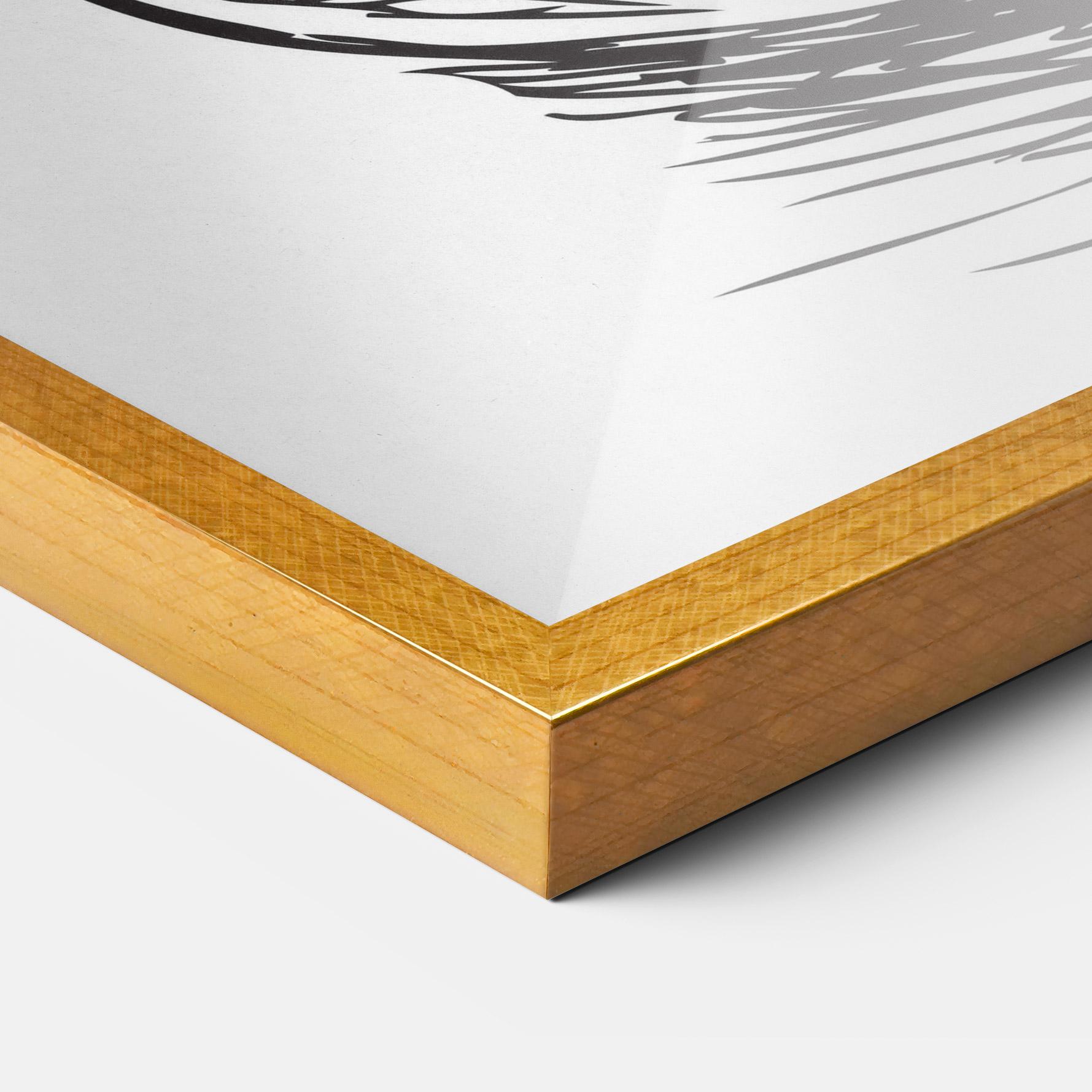 Gerahmte Poster Coffee Serving mockup 3