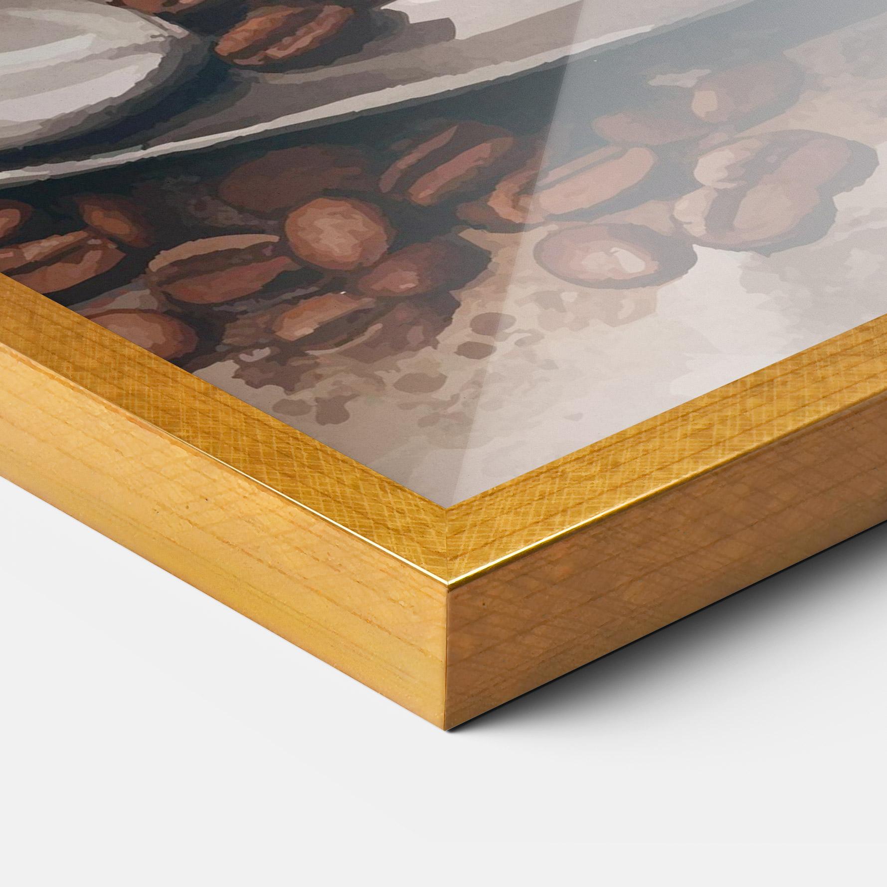 Gerahmte Poster Vintage Coffee mockup 3