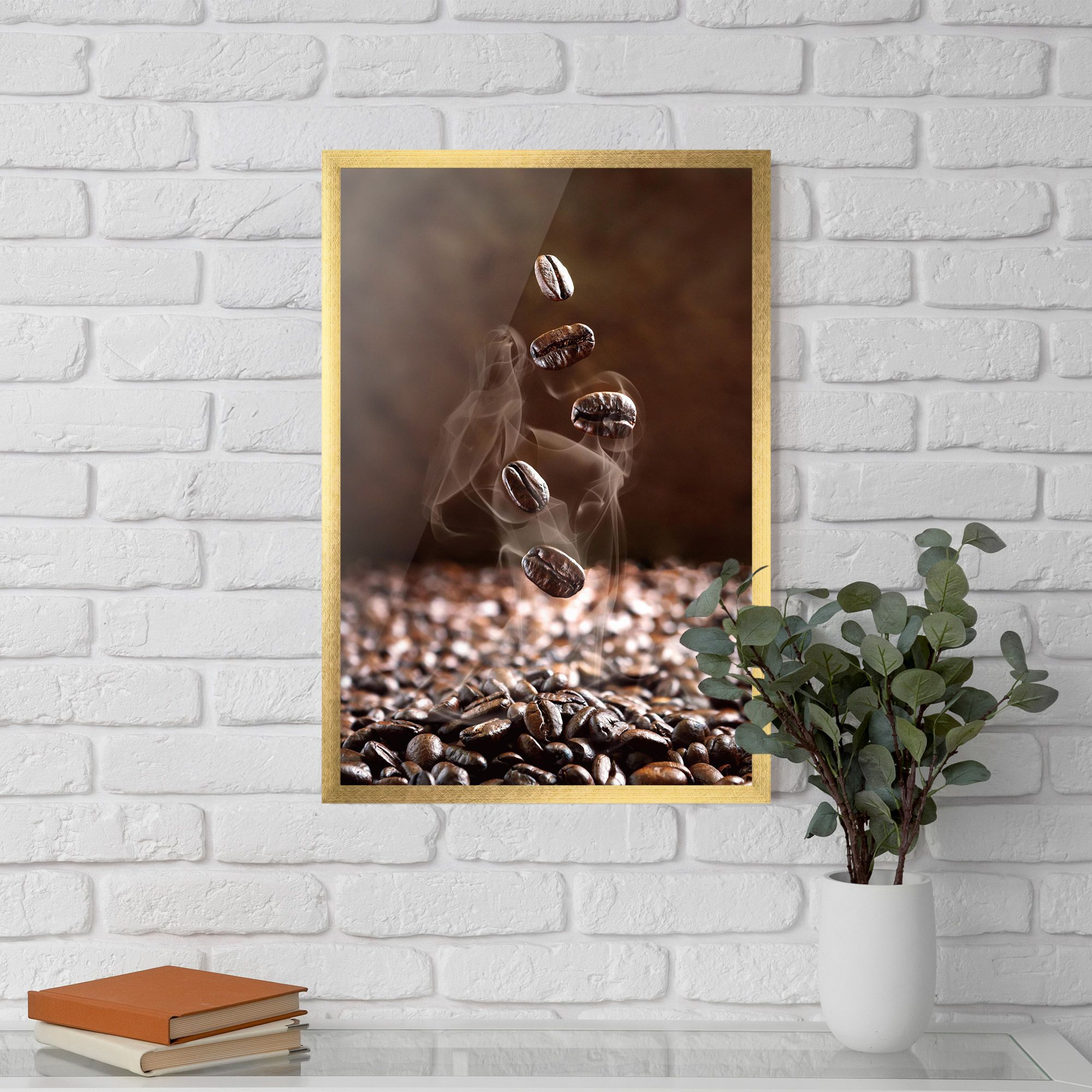 Close Up Falling Beans mockup 5