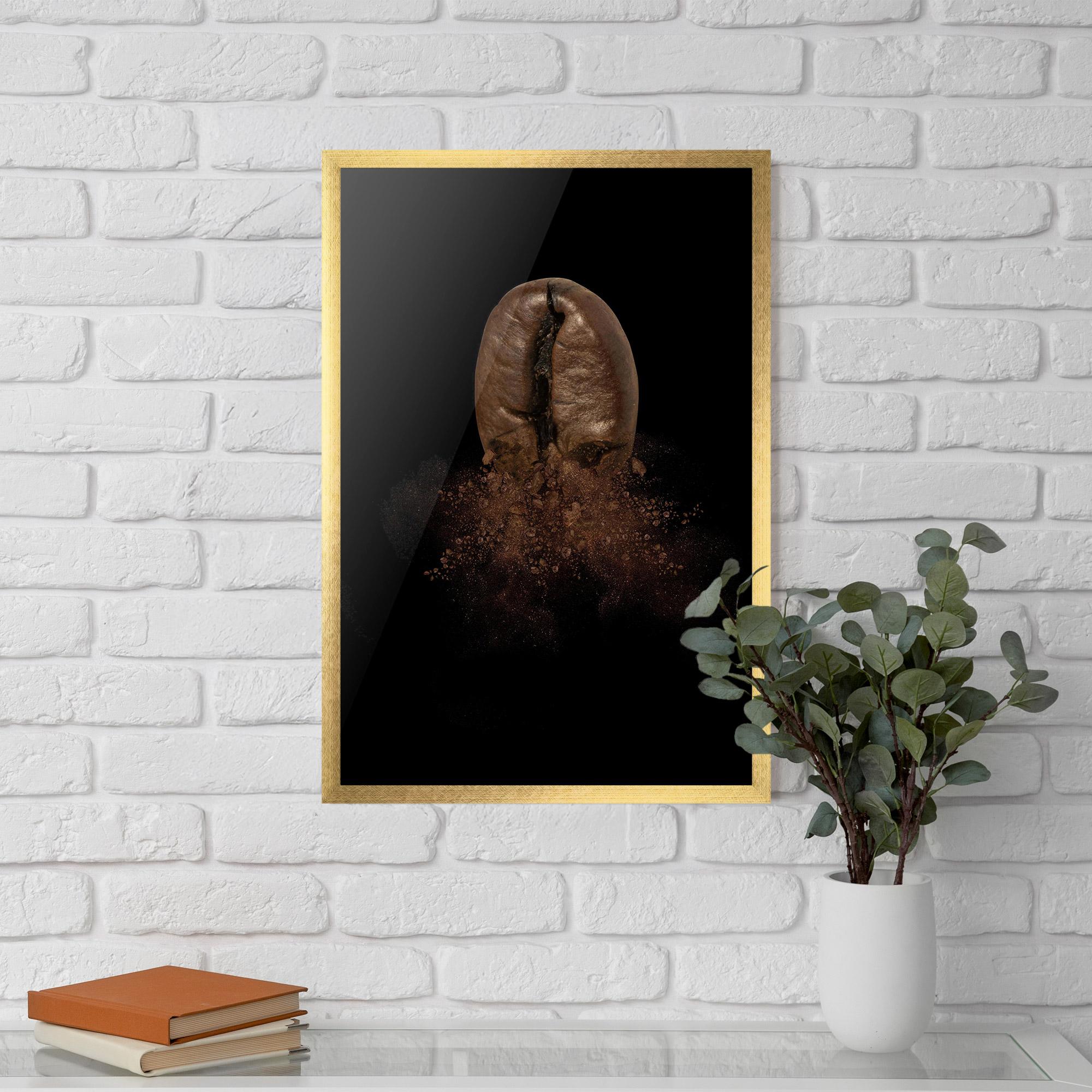 Gerahmte Poster Coffee Bean Explosion mockup 5
