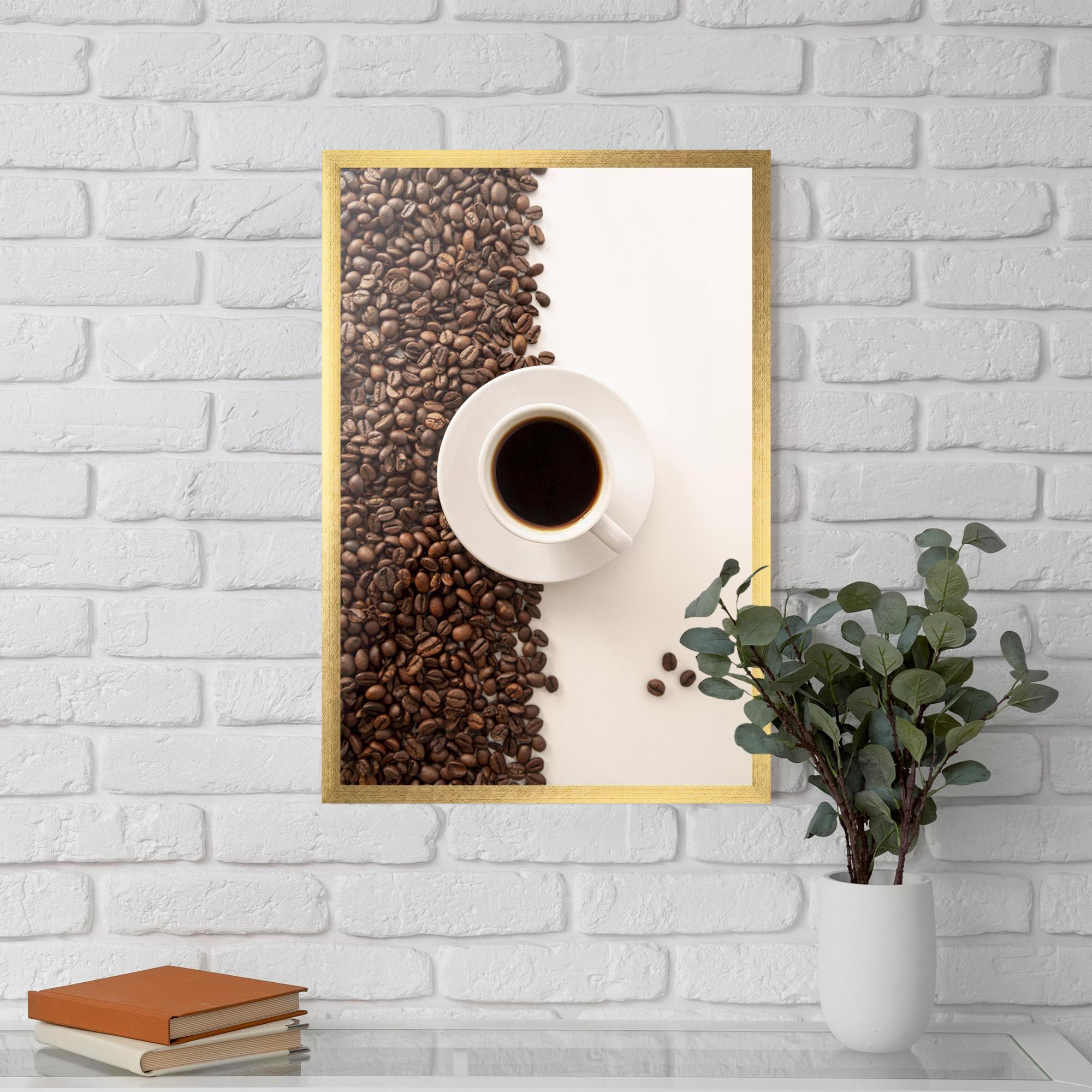 Gerahmte Poster Contrasted Coffee mockup 5