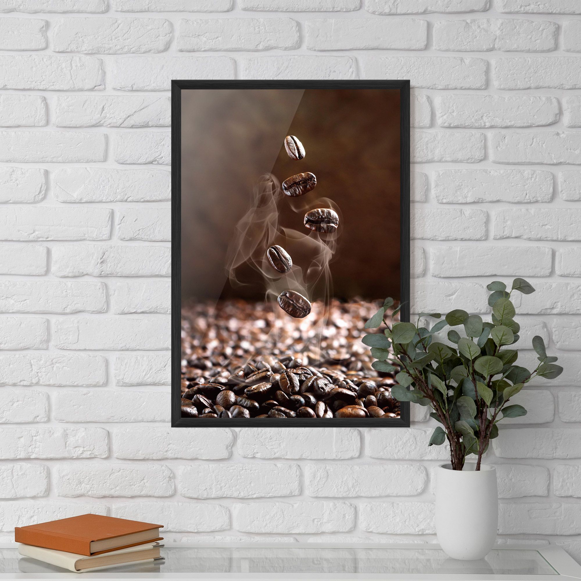 Close Up Falling Beans mockup 5