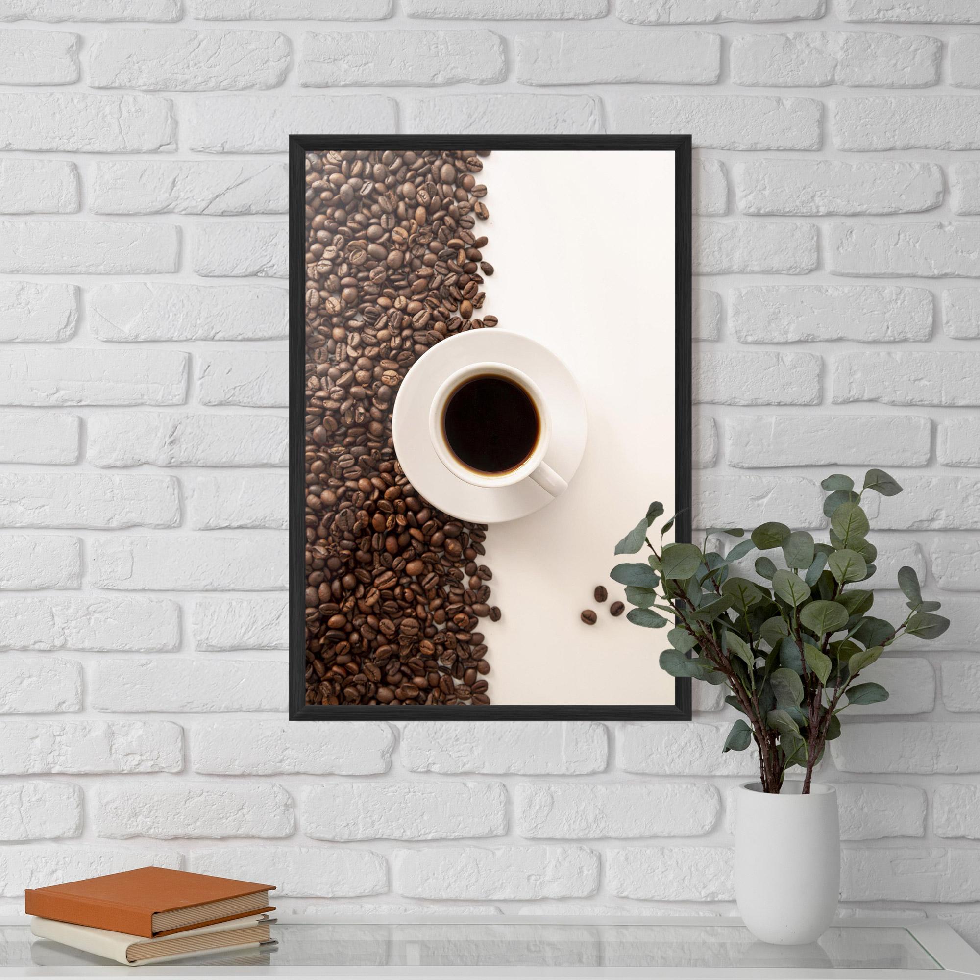 Gerahmte Poster Contrasted Coffee mockup 5