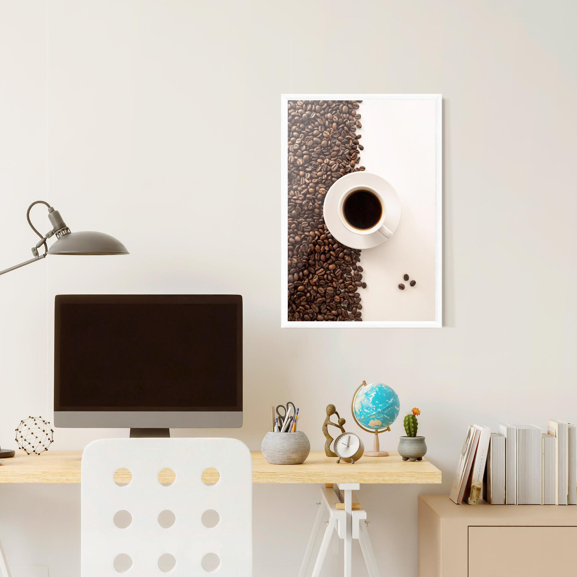 Gerahmte Poster Contrasted Coffee mockup 6