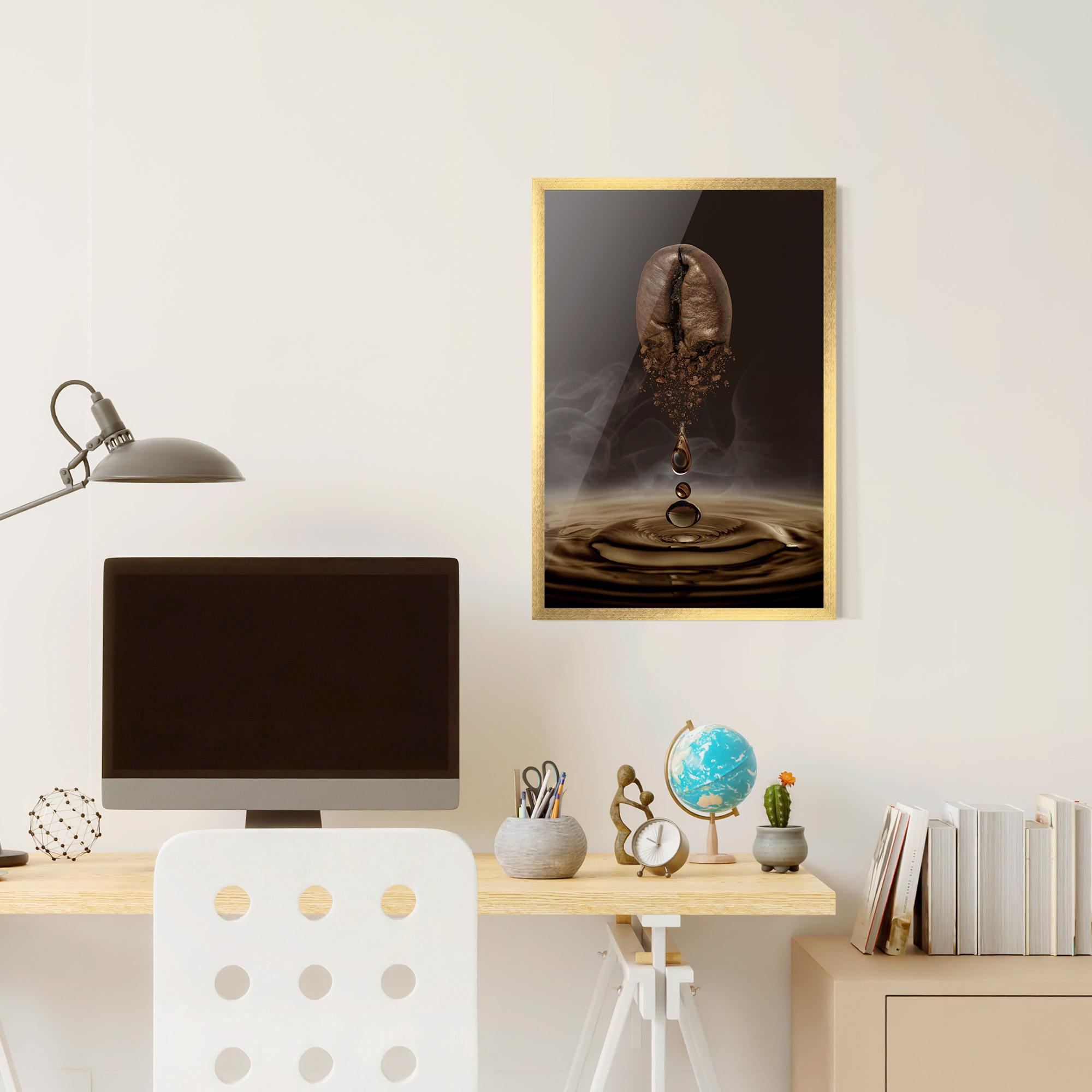 Gerahmte Poster Coffee Drip Concept mockup 6