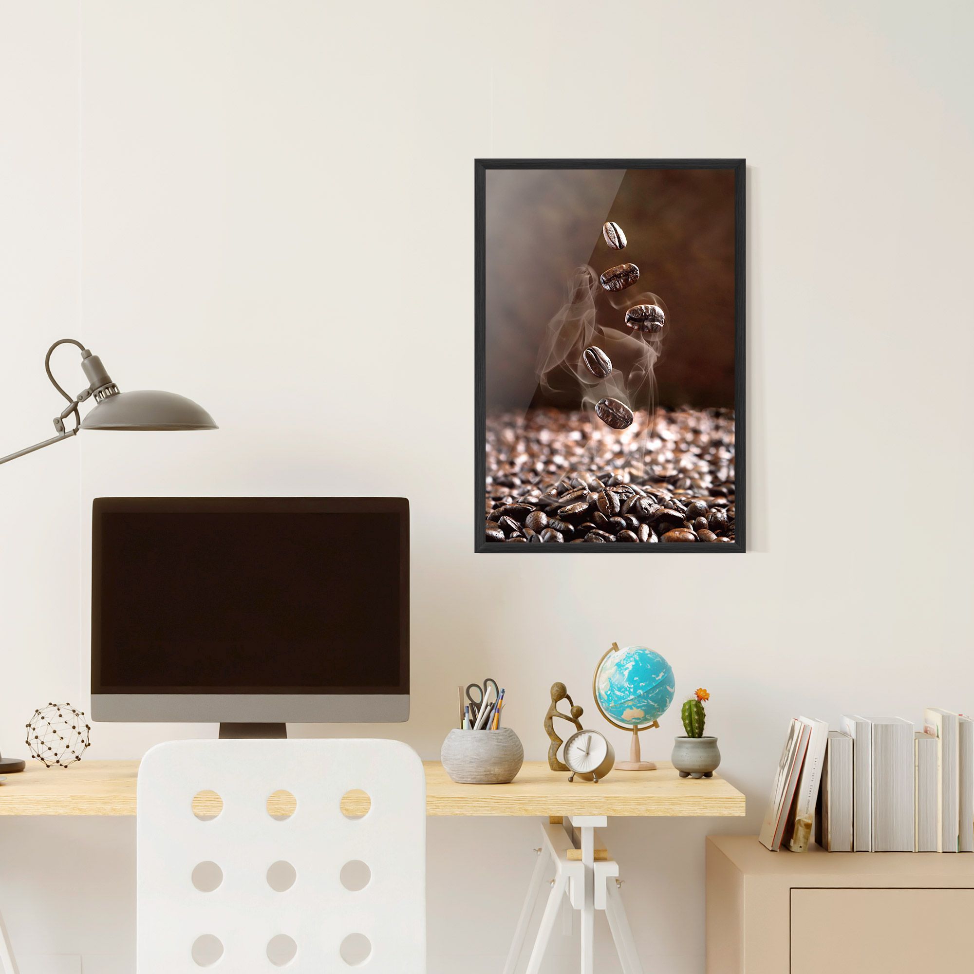 Close Up Falling Beans mockup 6