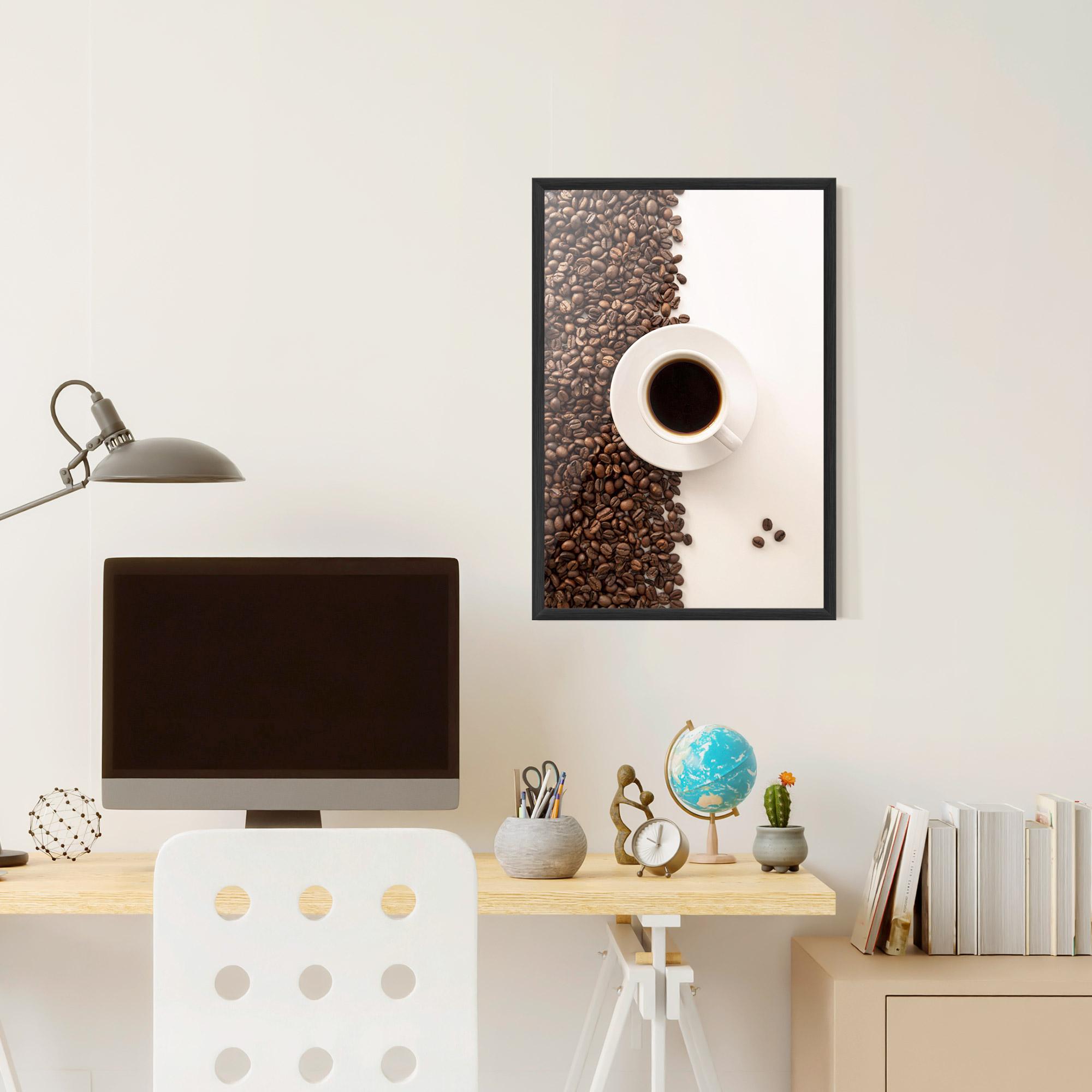 Gerahmte Poster Contrasted Coffee mockup 6