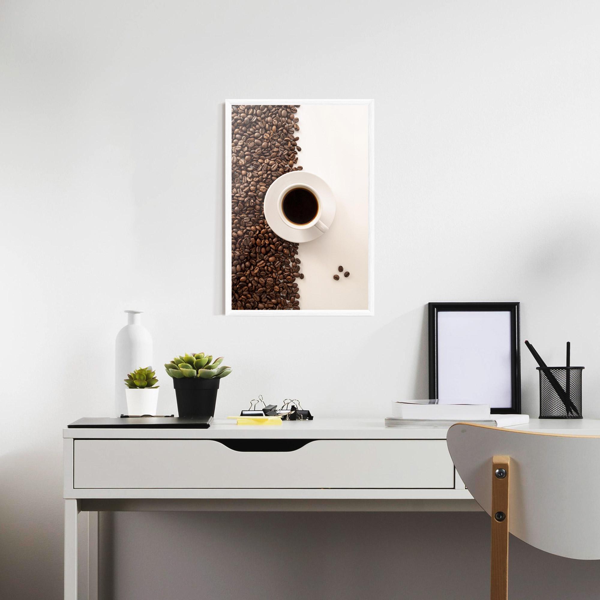 Gerahmte Poster Contrasted Coffee mockup 7