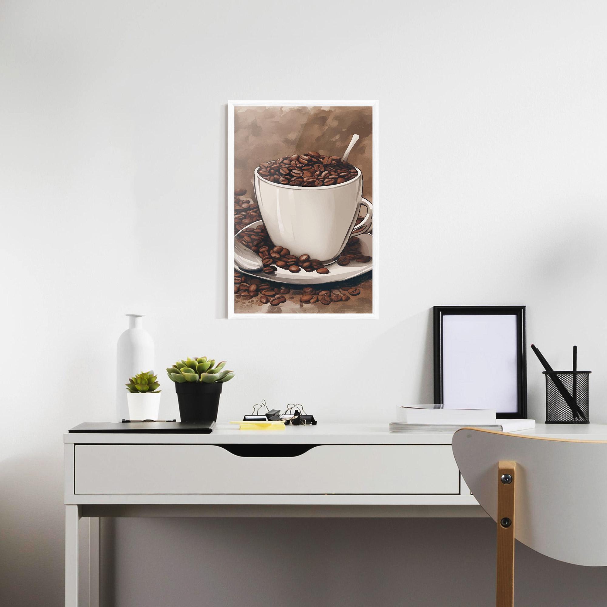 Gerahmte Poster Vintage Coffee mockup 7