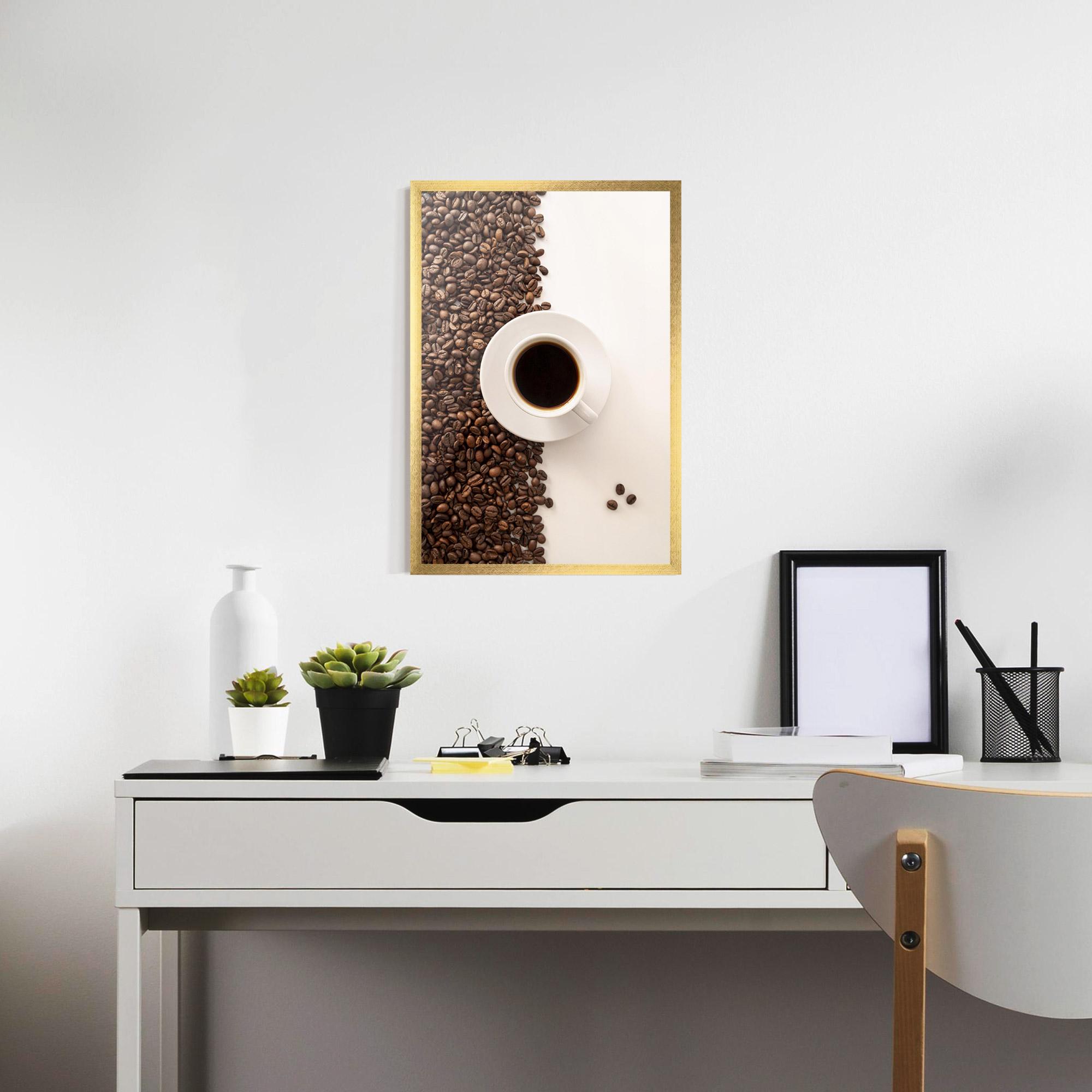 Gerahmte Poster Contrasted Coffee mockup 7