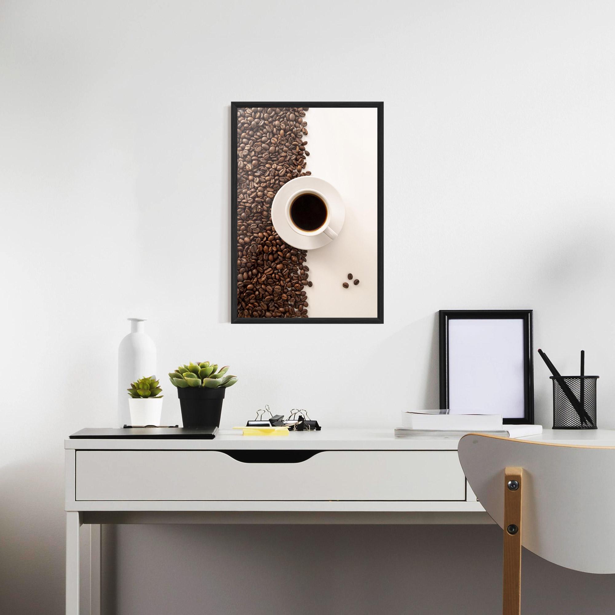 Gerahmte Poster Contrasted Coffee mockup 7
