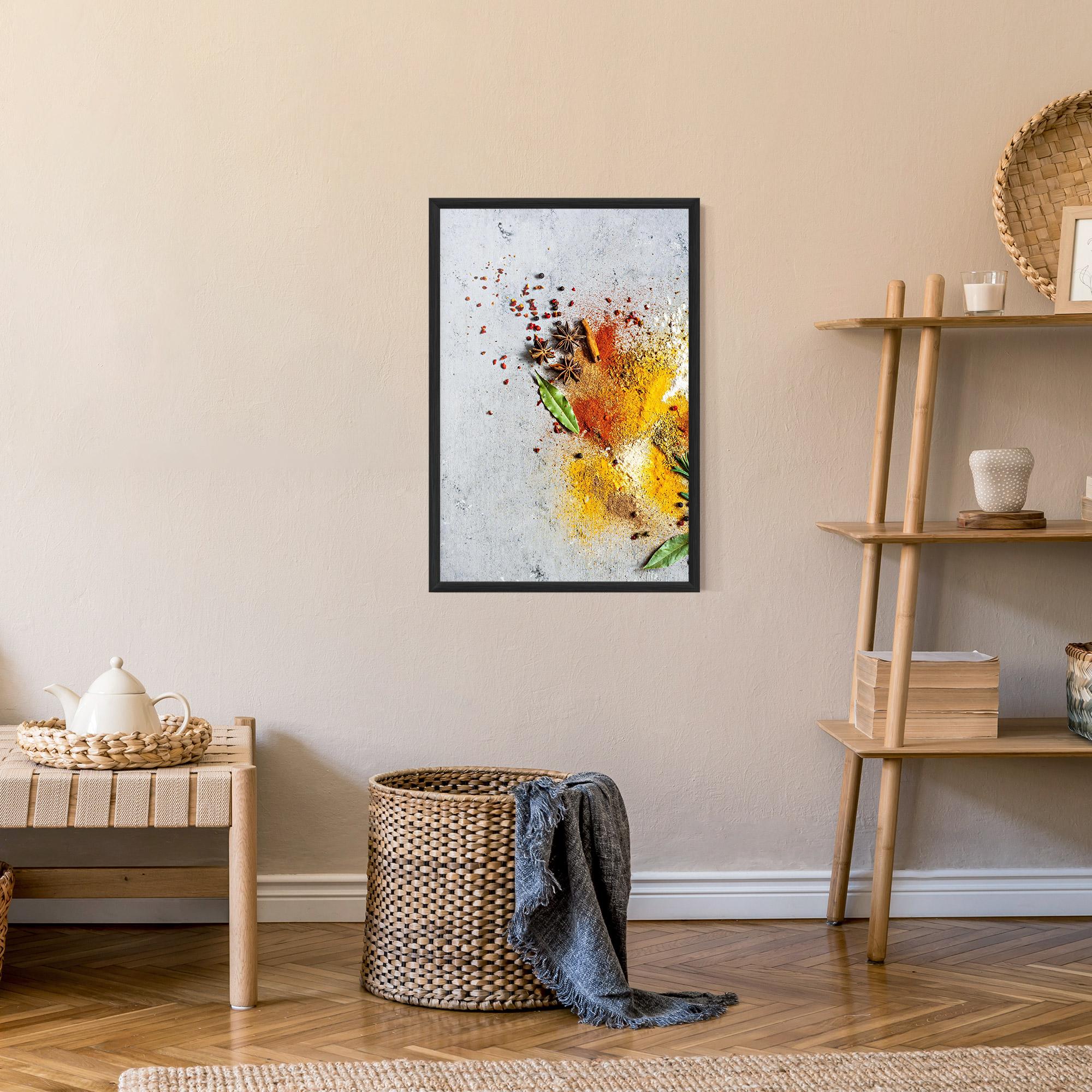 Gerahmte Poster Spice Powders mockup 9