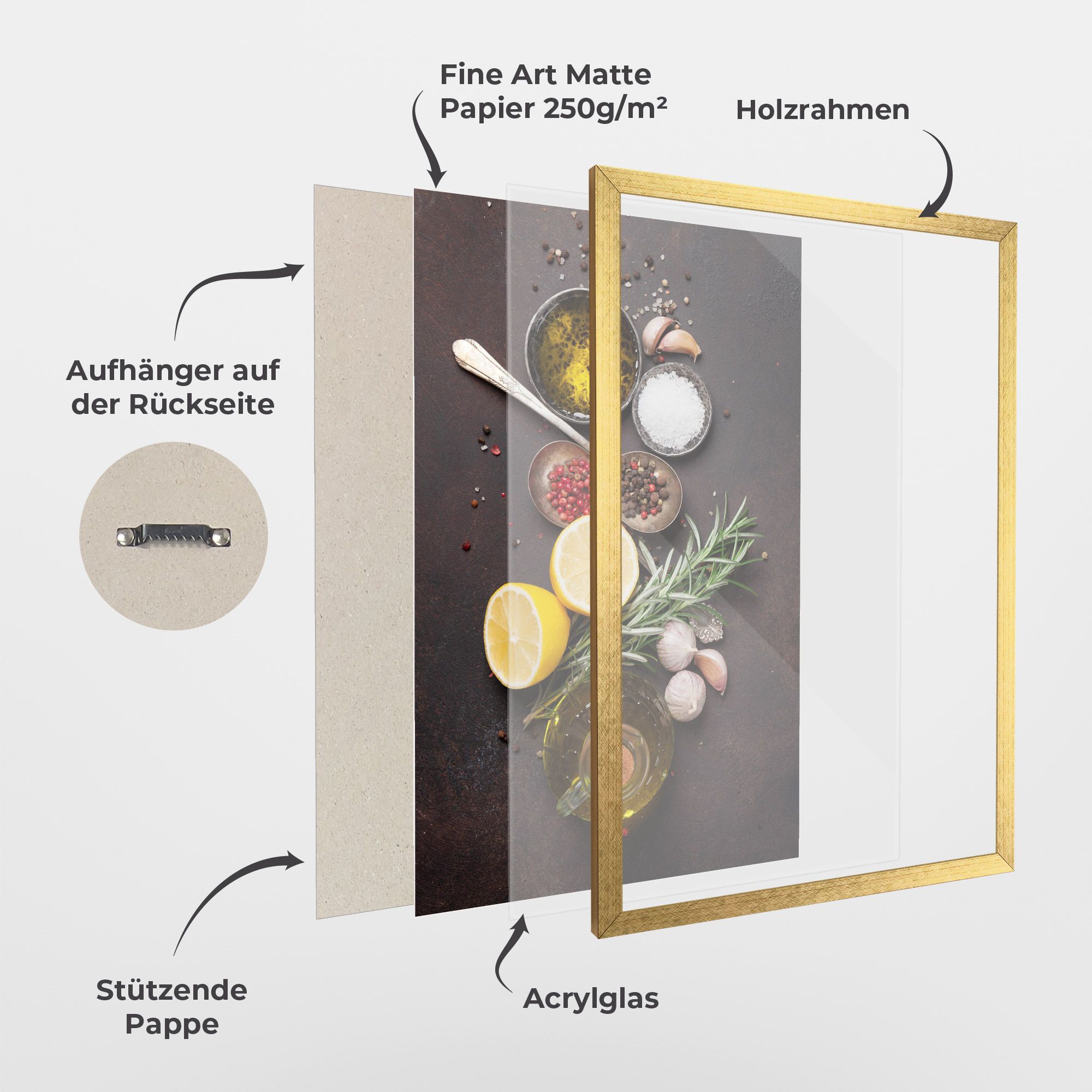 Spices On Stone Table mockup 1