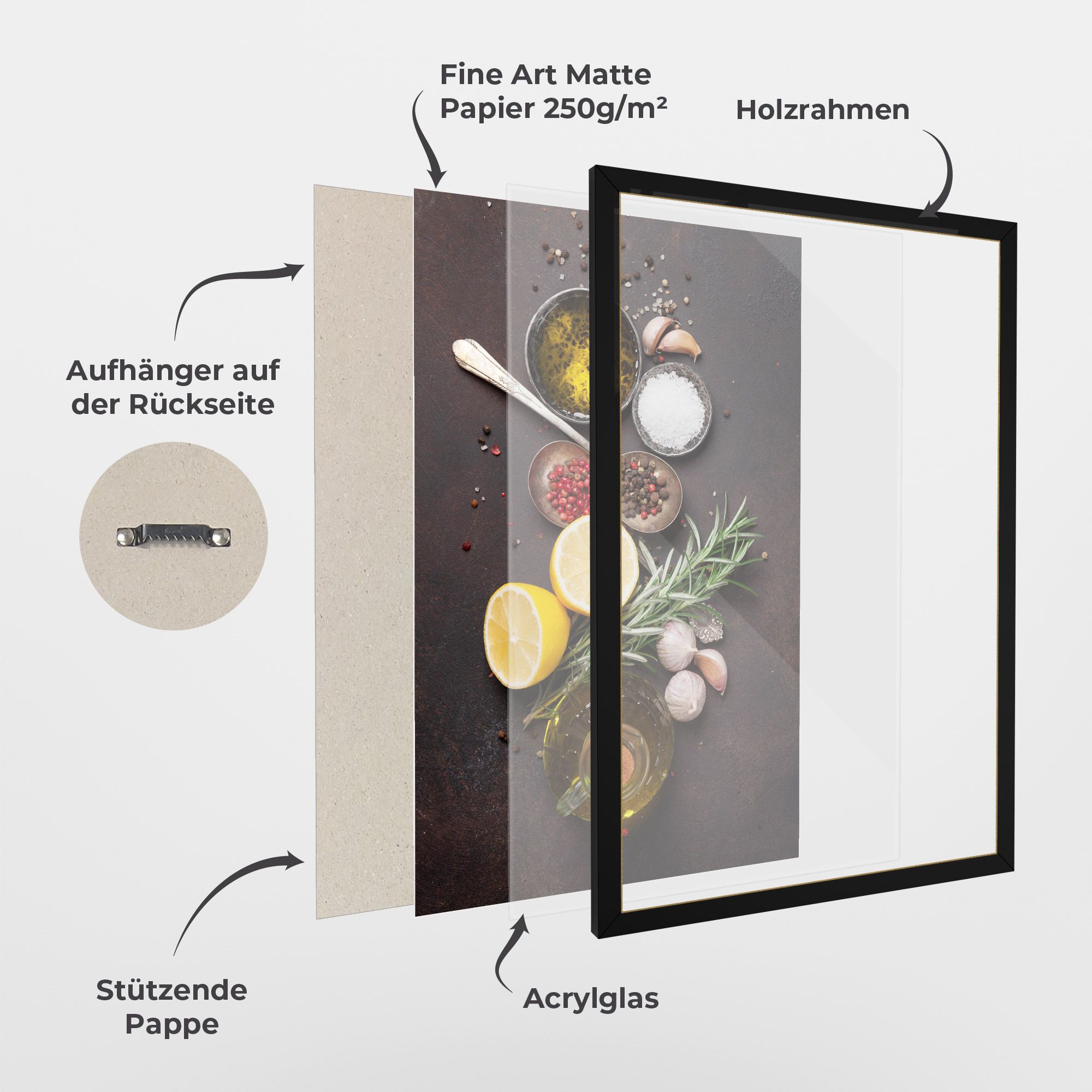 Spices On Stone Table mockup 1