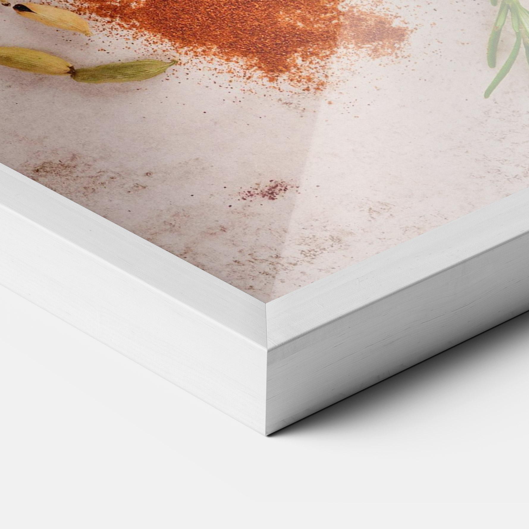 Gerahmte Poster Colorful Spices Cooking mockup 3