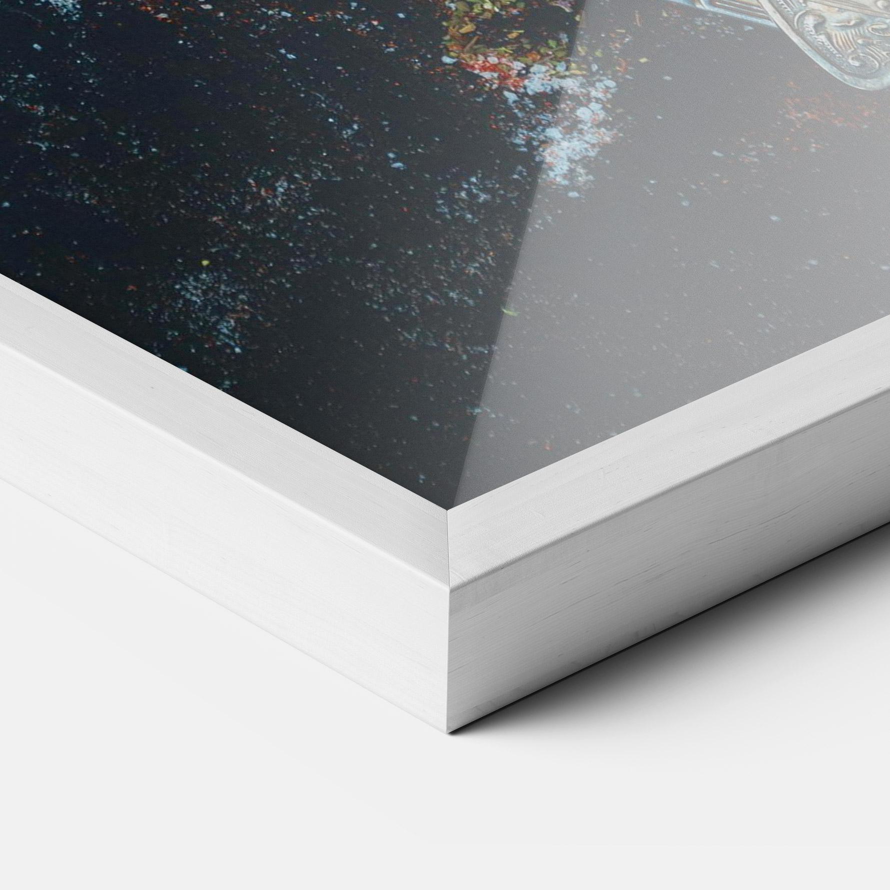 Gerahmte Poster Spices Cooking Spoons mockup 3