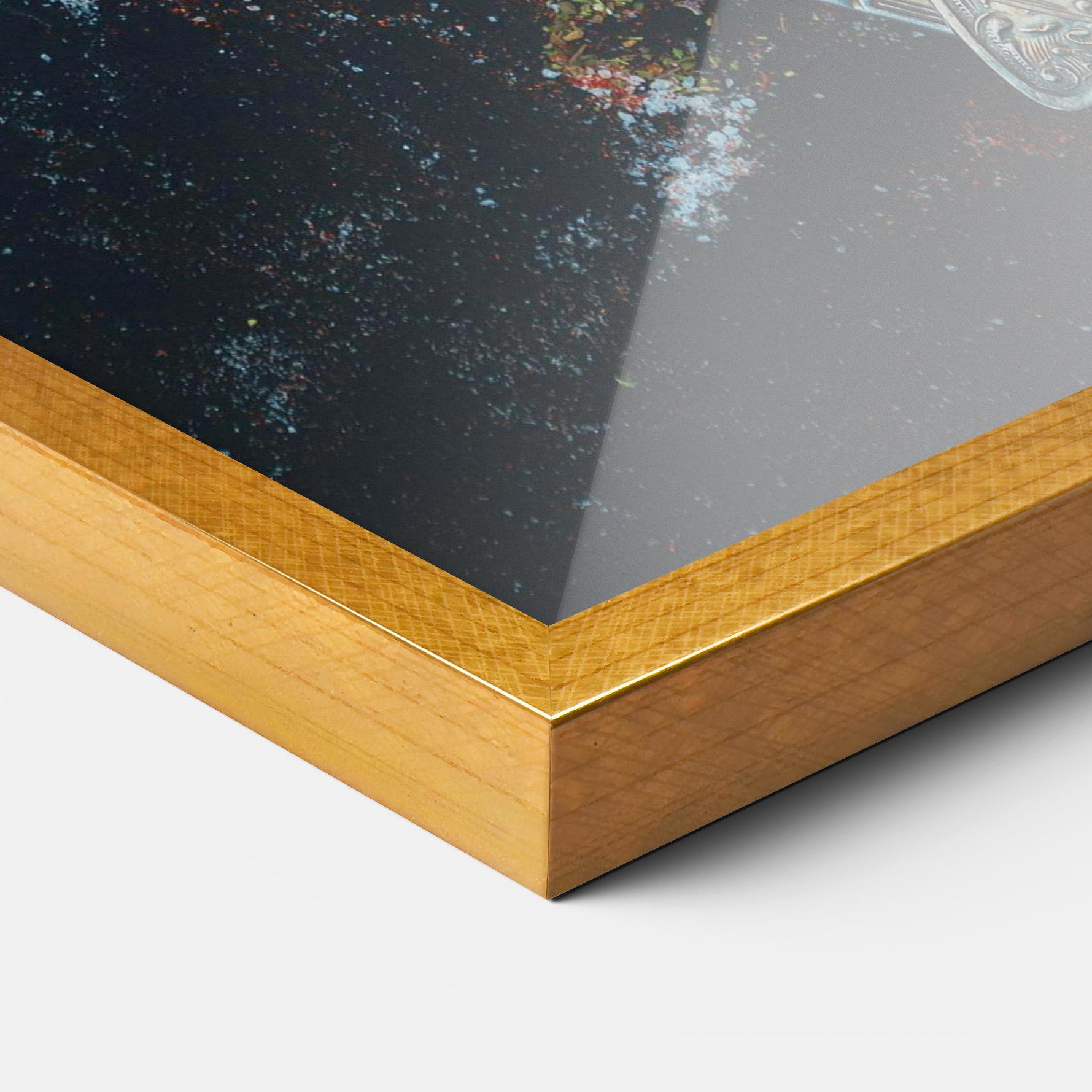 Gerahmte Poster Spices Cooking Spoons mockup 3