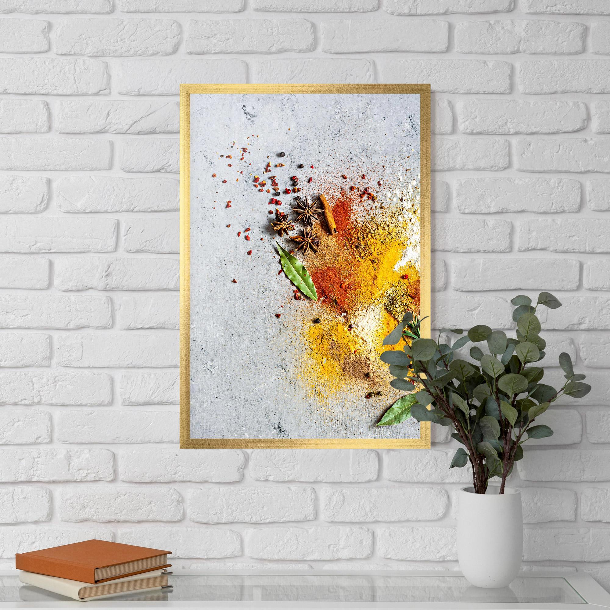 Gerahmte Poster Spice Powders mockup 5